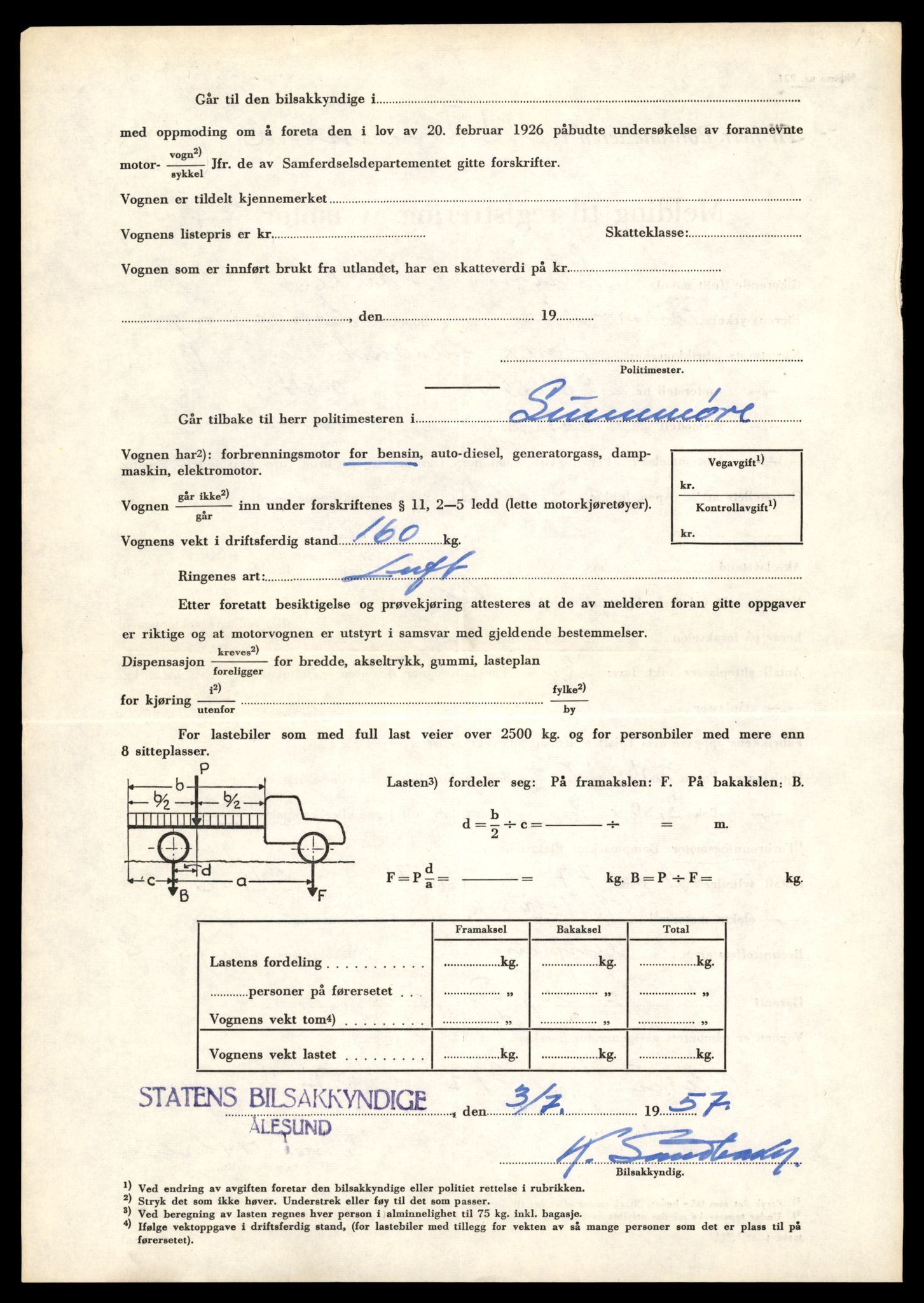 Møre og Romsdal vegkontor - Ålesund trafikkstasjon, AV/SAT-A-4099/F/Fe/L0040: Registreringskort for kjøretøy T 13531 - T 13709, 1927-1998, s. 2024