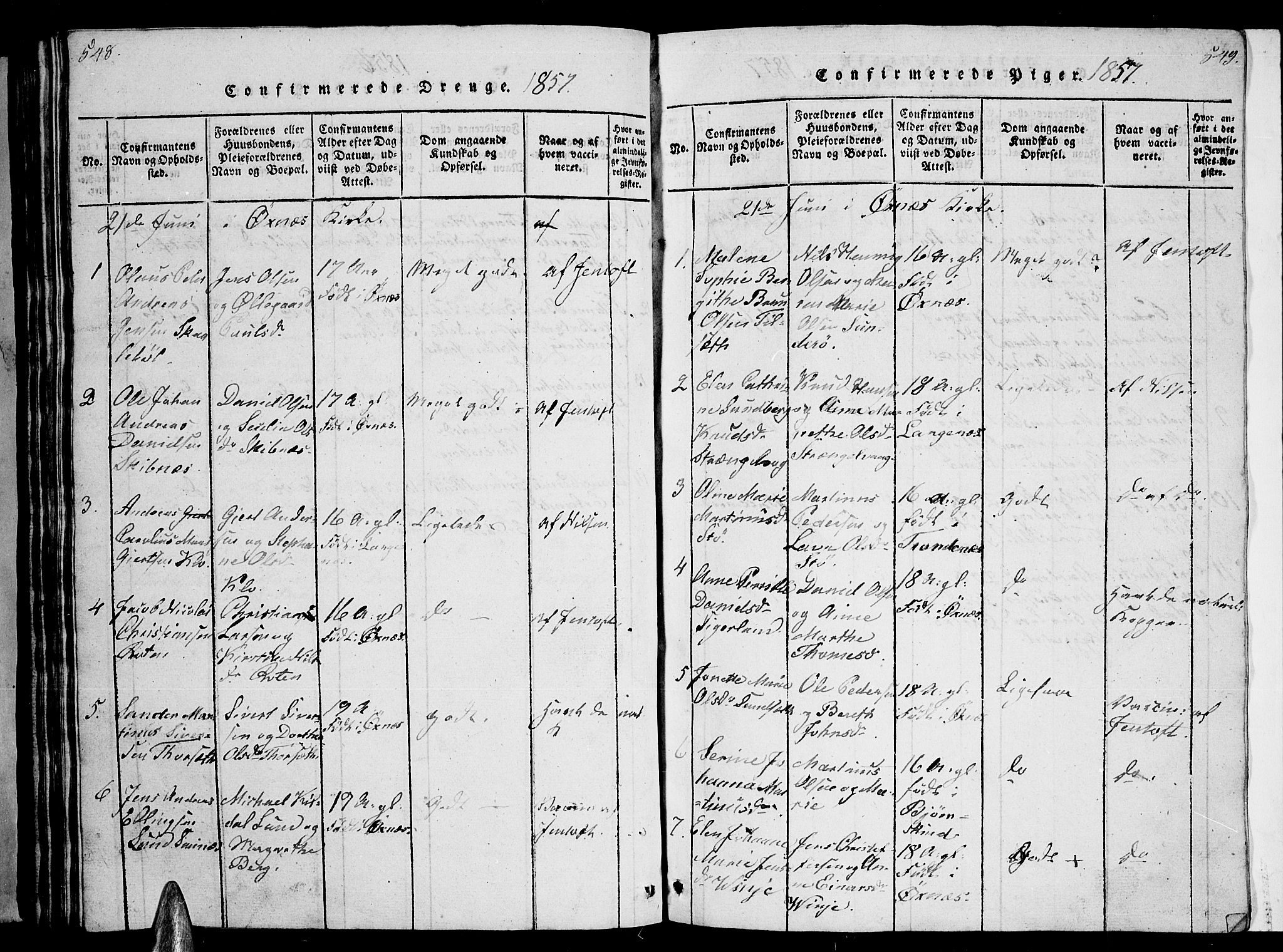 Ministerialprotokoller, klokkerbøker og fødselsregistre - Nordland, AV/SAT-A-1459/893/L1346: Klokkerbok nr. 893C01, 1820-1858, s. 548-549