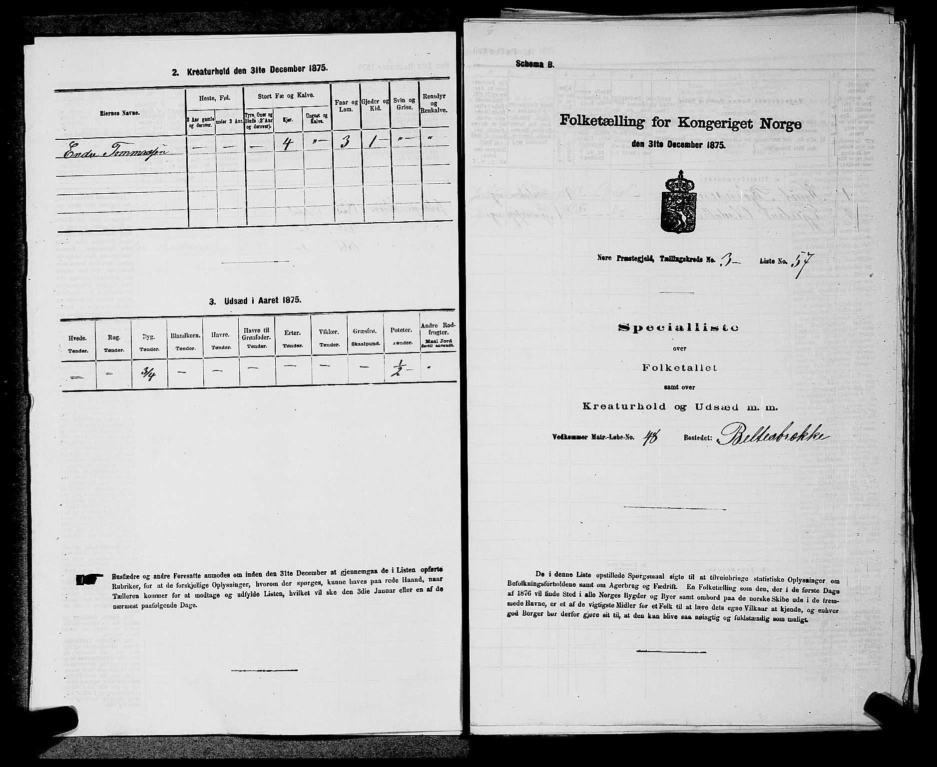 SAKO, Folketelling 1875 for 0633P Nore prestegjeld, 1875, s. 340