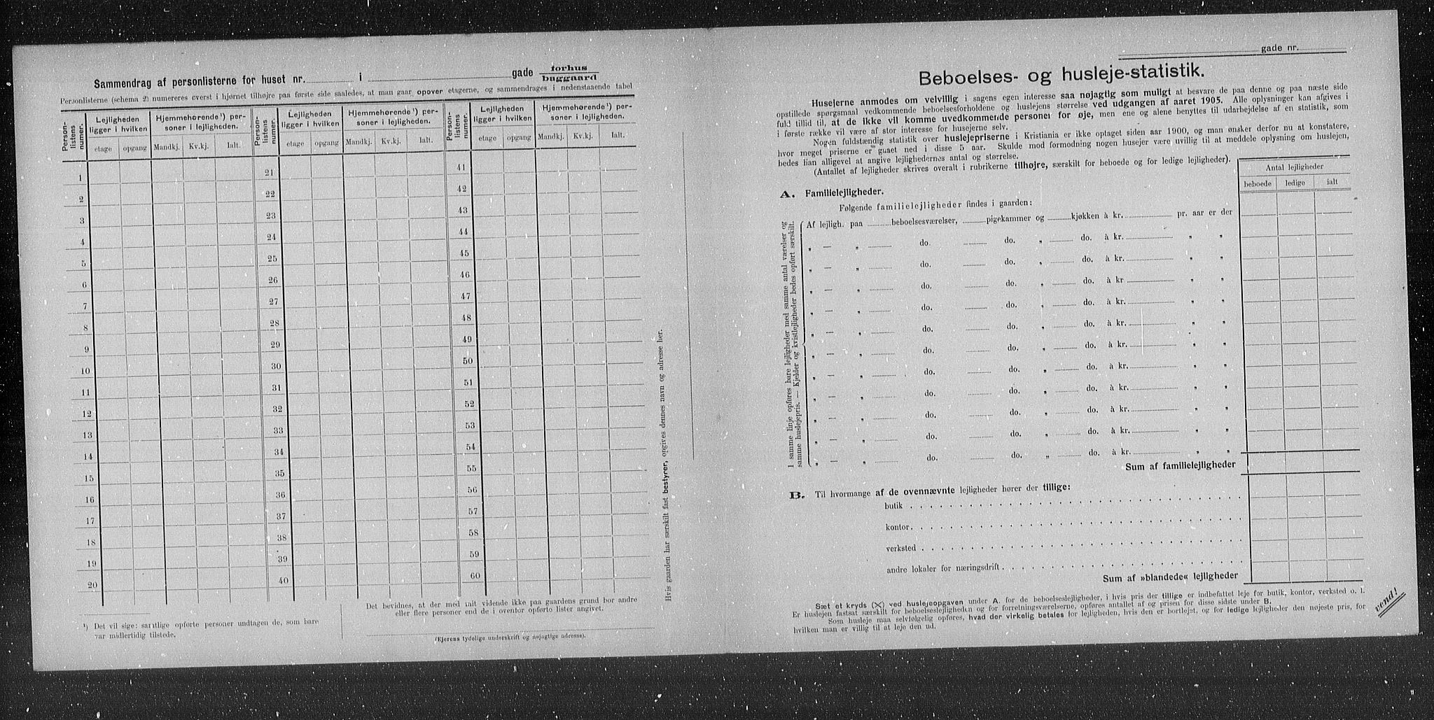 OBA, Kommunal folketelling 31.12.1905 for Kristiania kjøpstad, 1905, s. 9164