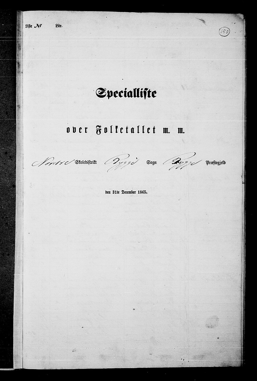 RA, Folketelling 1865 for 0136P Rygge prestegjeld, 1865, s. 91