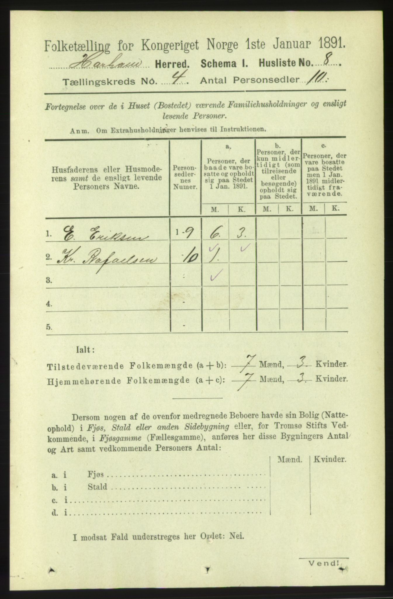 RA, Folketelling 1891 for 1534 Haram herred, 1891, s. 1765