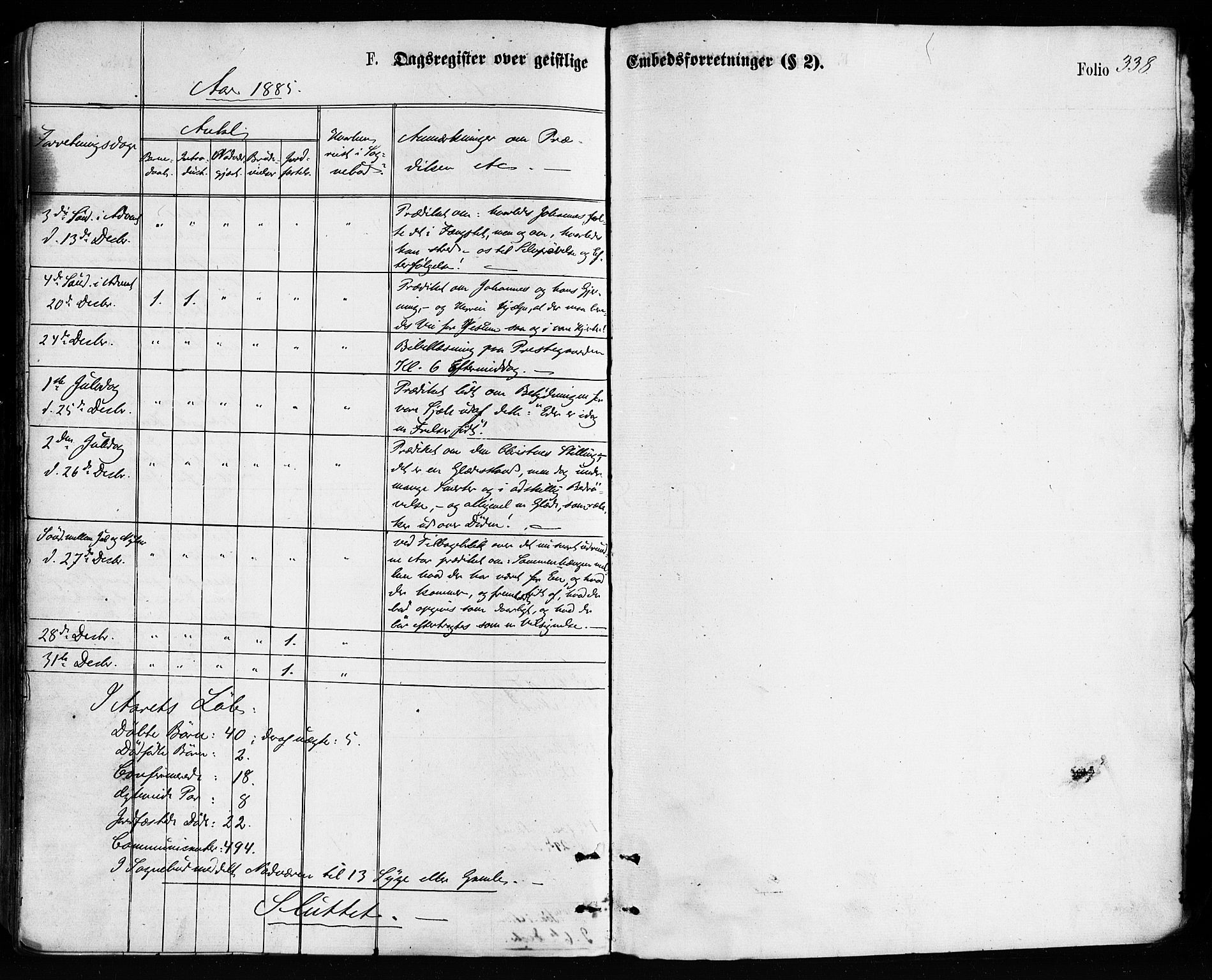 Ministerialprotokoller, klokkerbøker og fødselsregistre - Nordland, SAT/A-1459/814/L0225: Ministerialbok nr. 814A06, 1875-1885, s. 338