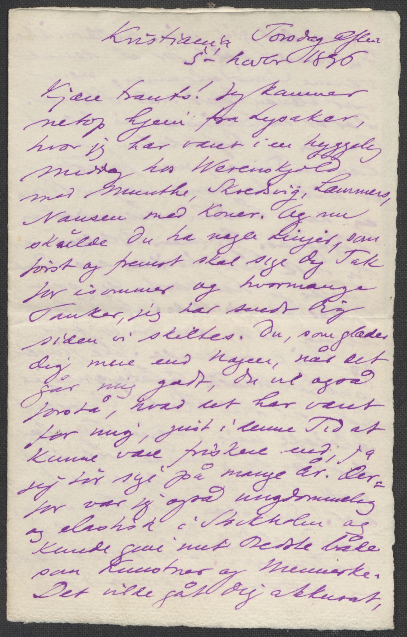 Beyer, Frants, RA/PA-0132/F/L0001: Brev fra Edvard Grieg til Frantz Beyer og "En del optegnelser som kan tjene til kommentar til brevene" av Marie Beyer, 1872-1907, s. 473