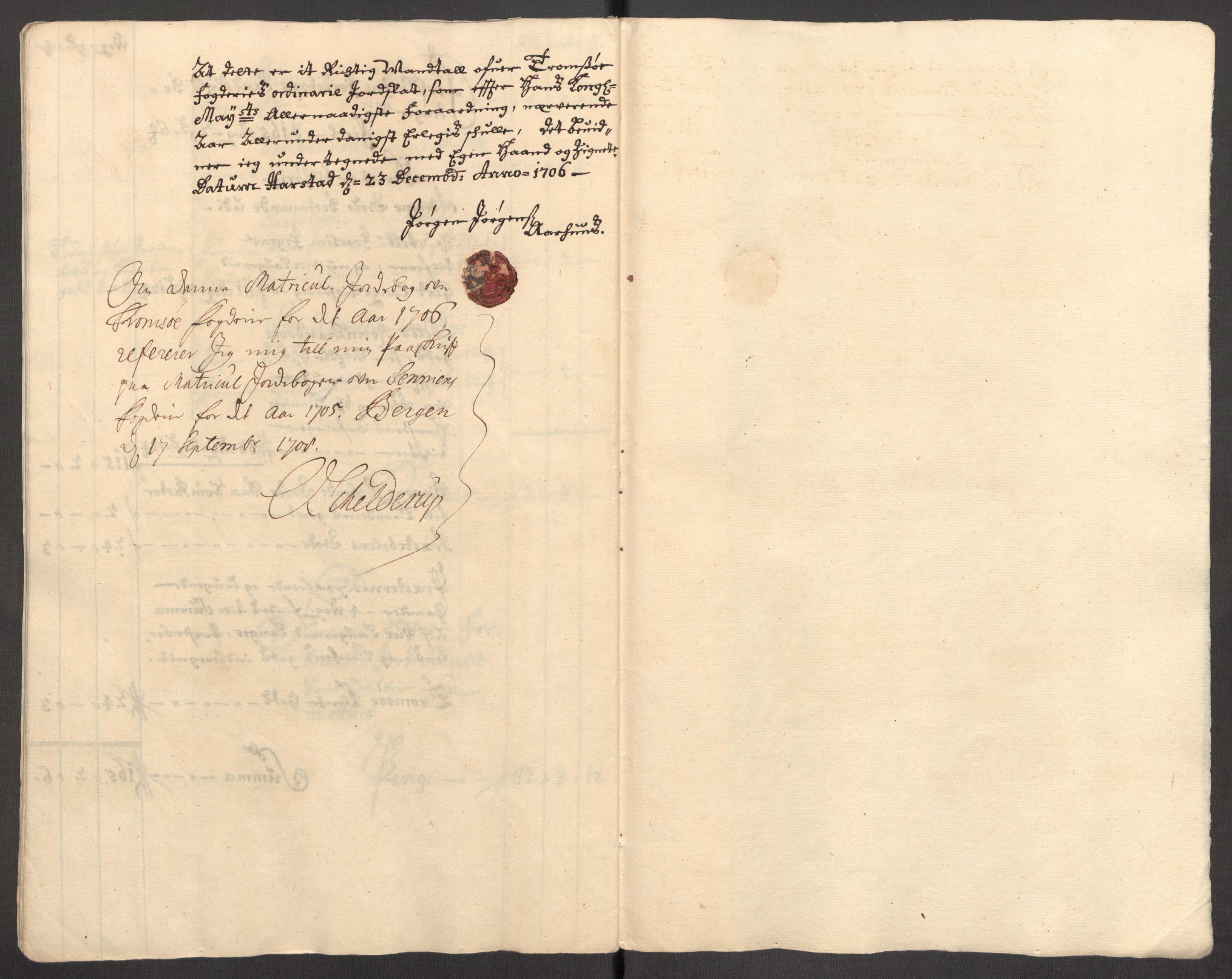 Rentekammeret inntil 1814, Reviderte regnskaper, Fogderegnskap, AV/RA-EA-4092/R68/L4756: Fogderegnskap Senja og Troms, 1705-1707, s. 145