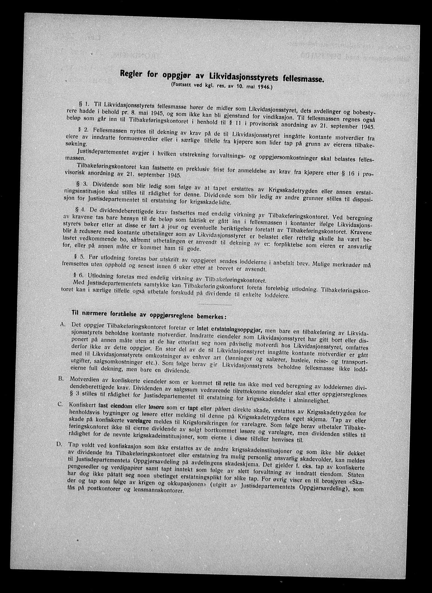 Justisdepartementet, Tilbakeføringskontoret for inndratte formuer, AV/RA-S-1564/H/Hc/Hca/L0903: --, 1945-1947, s. 93