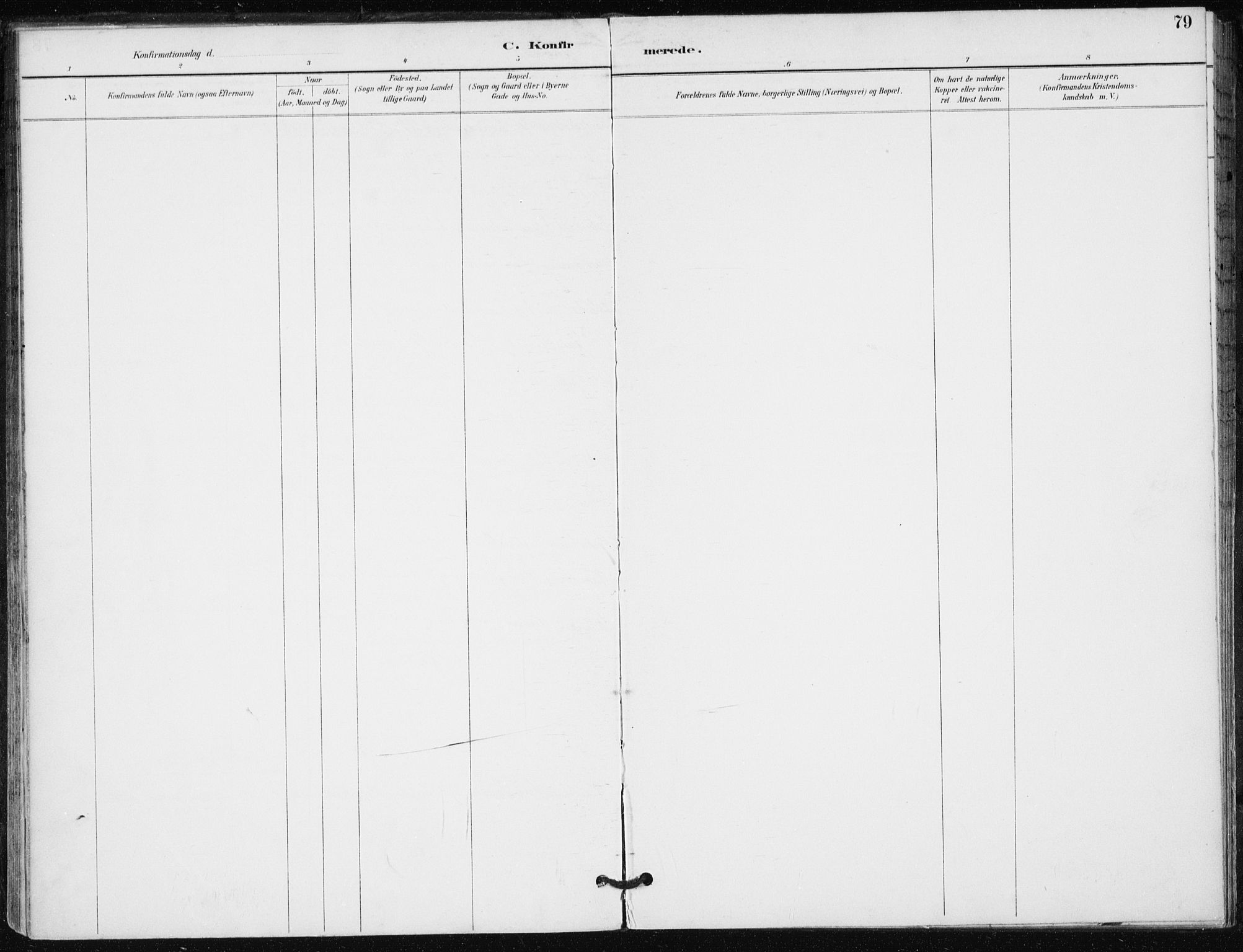 Modum kirkebøker, AV/SAKO-A-234/F/Fa/L0016: Ministerialbok nr. 16, 1890-1899, s. 79