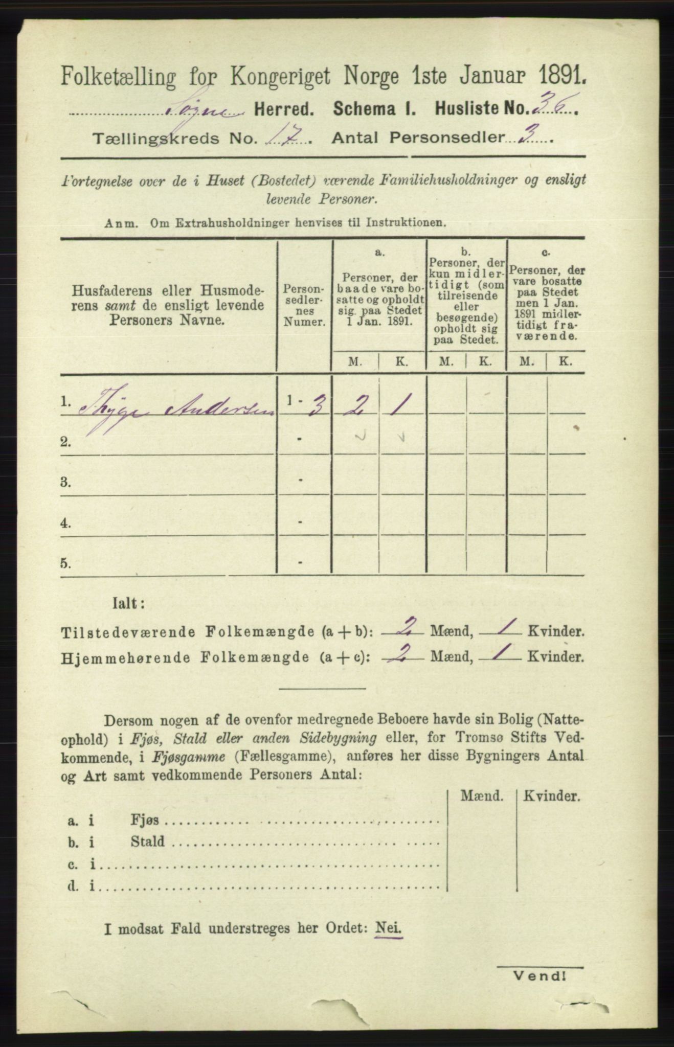 RA, Folketelling 1891 for 1018 Søgne herred, 1891, s. 4502