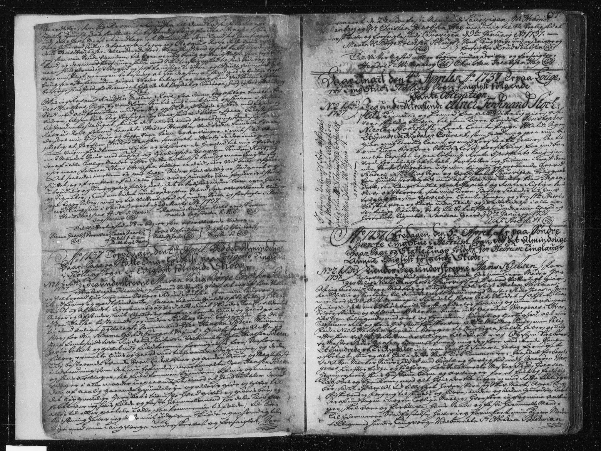 Larvik sorenskriveri, SAKO/A-83/G/Ga/Gaa/L0001b: Pantebok nr. I 1b, 1737-1742, s. 84