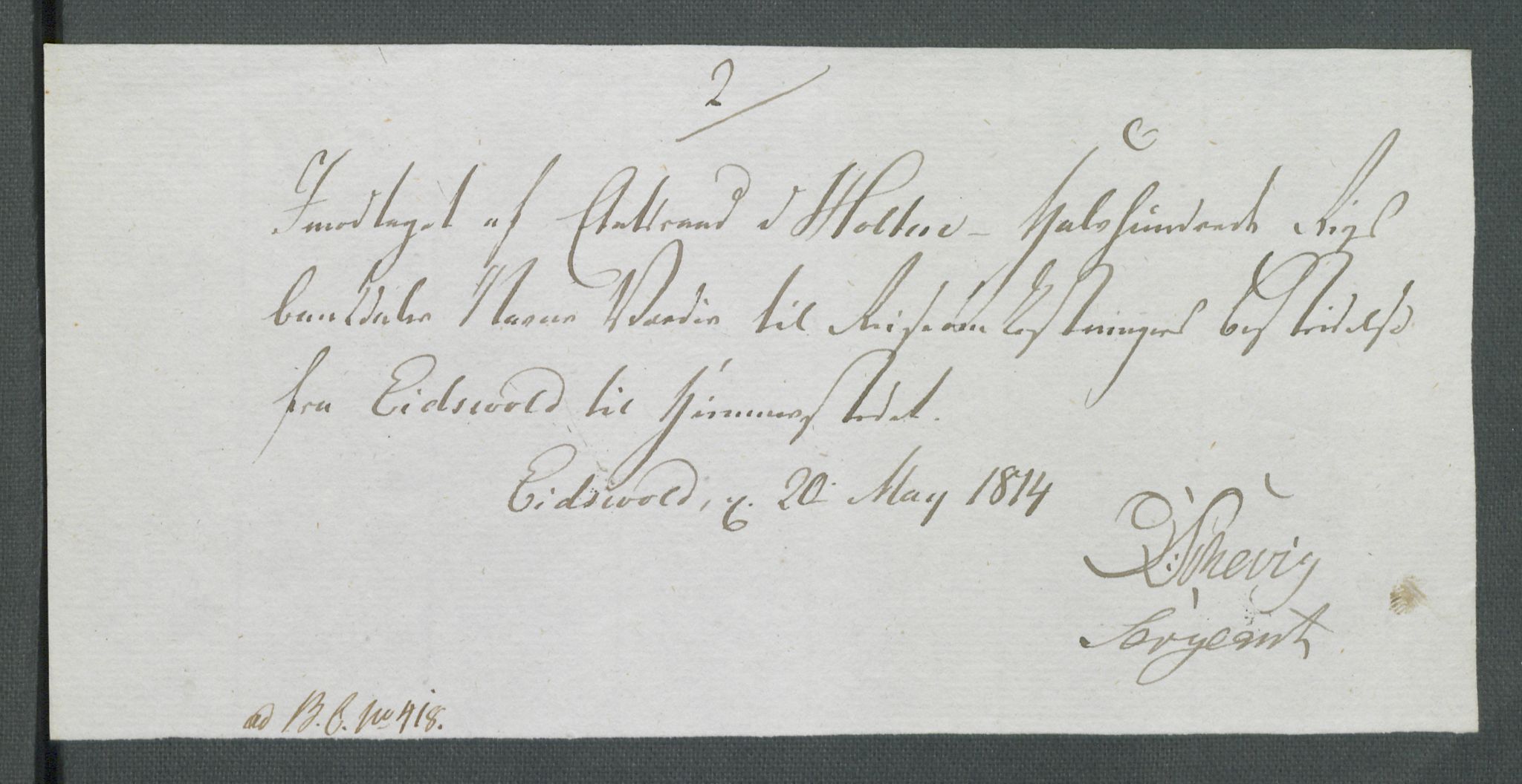 5. departement for finans-, handels- og tollfaget, AV/RA-S-3893/C/Cb/L0014: Regninger fra Riksforsamlingens deputerede, 1814, s. 116