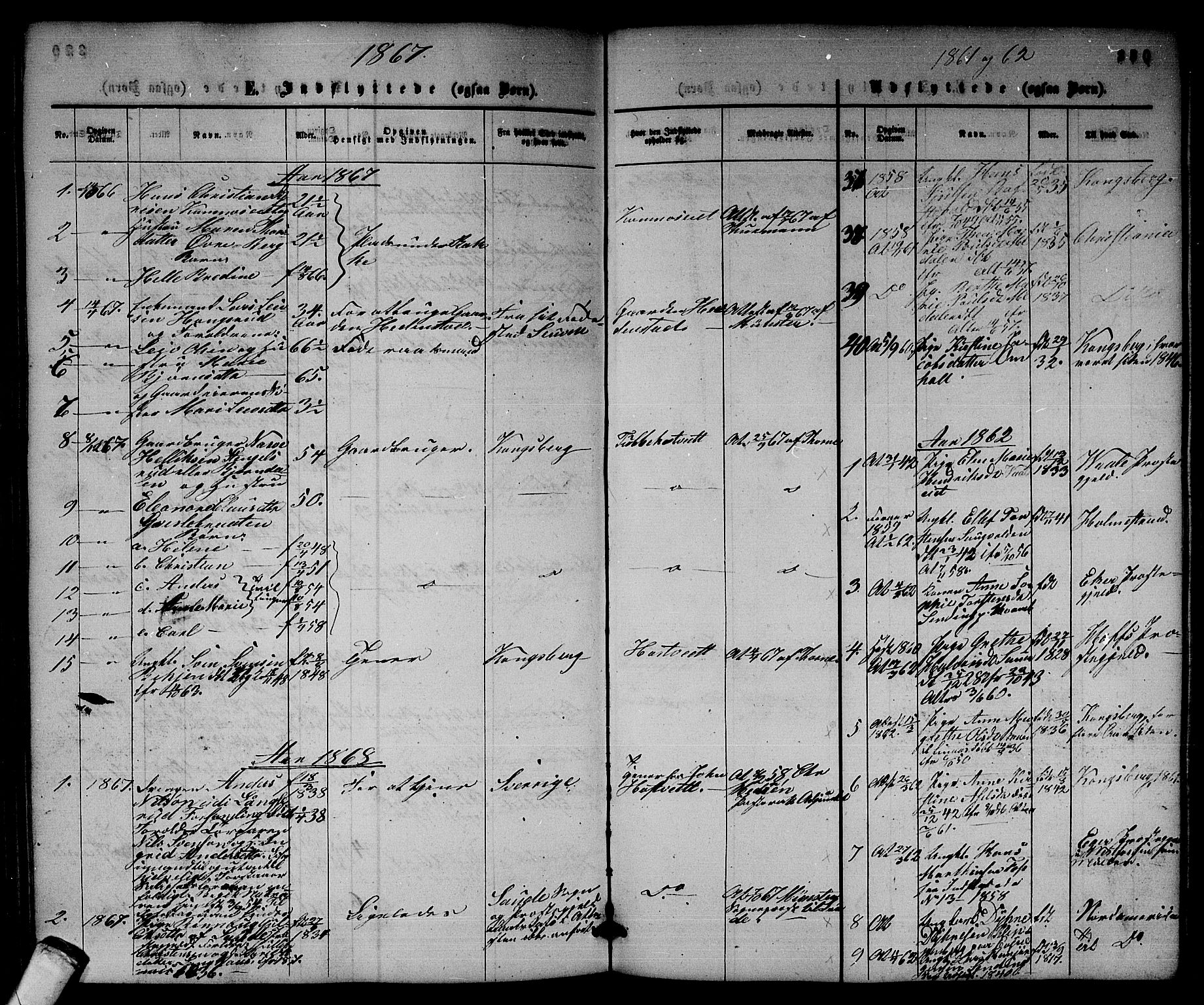 Sandsvær kirkebøker, AV/SAKO-A-244/G/Ga/L0005: Klokkerbok nr. I 5, 1857-1873, s. 330