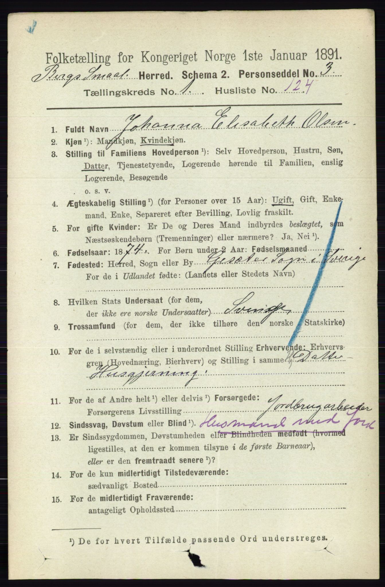 RA, Folketelling 1891 for 0116 Berg herred, 1891, s. 847