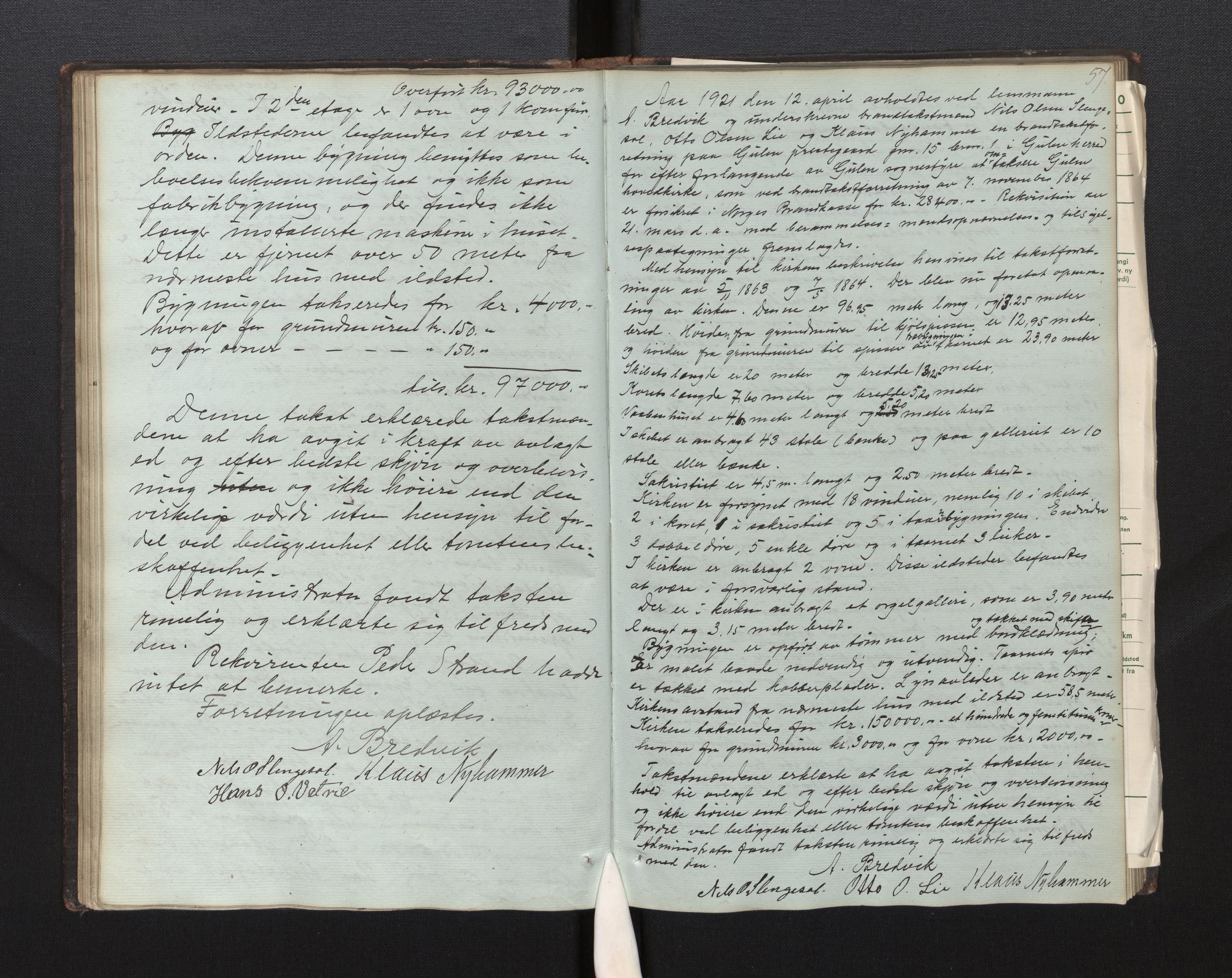 Lensmannen i Gulen, AV/SAB-A-27901/0012/L0001: Branntakstprotokoll, 1846-1943, s. 56b-57a
