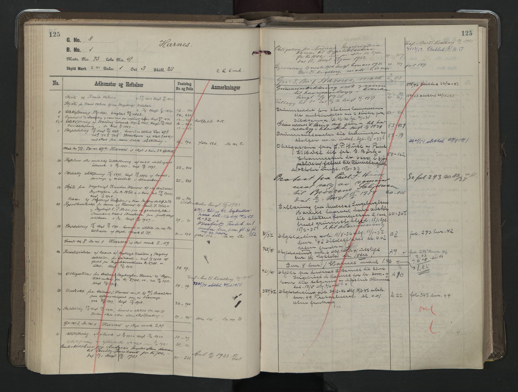 Romsdal sorenskriveri, AV/SAT-A-4149/1/2/2Aa/L0034: Panteregister nr. 34, s. 125