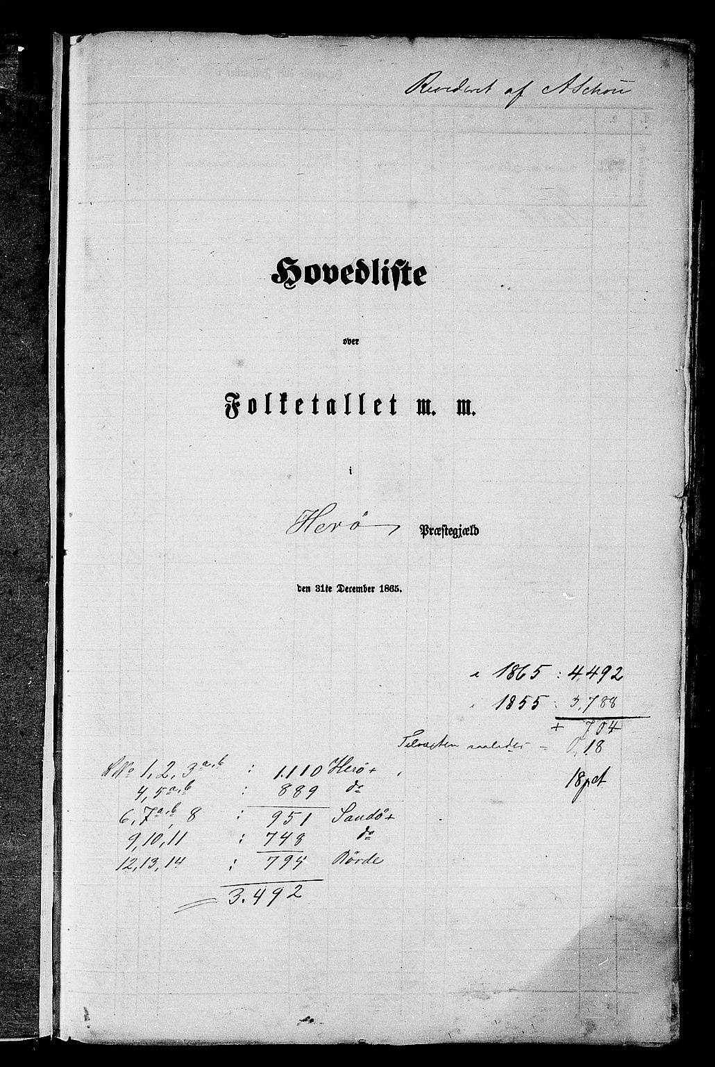 RA, Folketelling 1865 for 1515P Herøy prestegjeld, 1865, s. 6