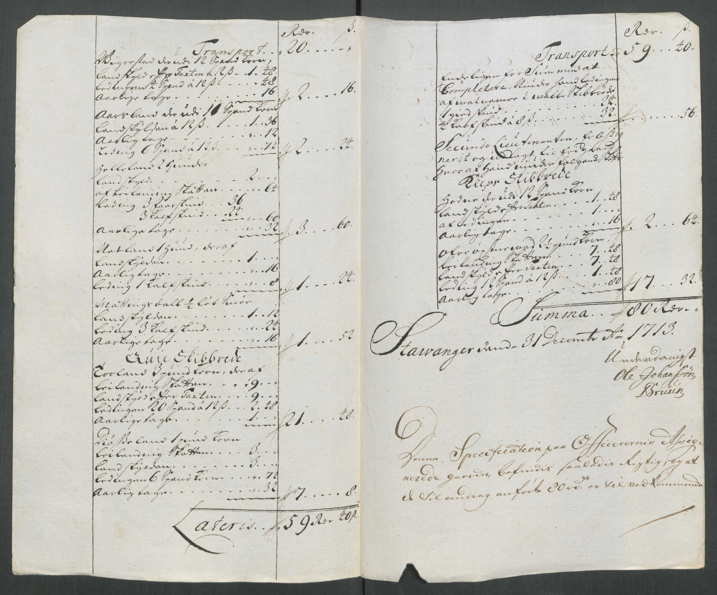 Rentekammeret inntil 1814, Reviderte regnskaper, Fogderegnskap, AV/RA-EA-4092/R46/L2738: Fogderegnskap Jæren og Dalane, 1713-1714, s. 81