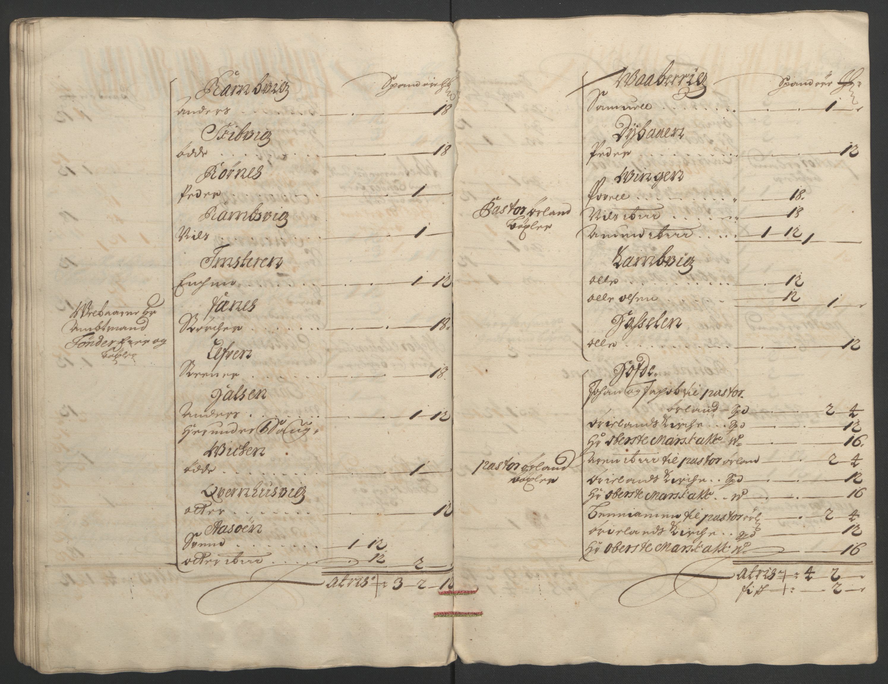 Rentekammeret inntil 1814, Reviderte regnskaper, Fogderegnskap, AV/RA-EA-4092/R57/L3850: Fogderegnskap Fosen, 1694, s. 67