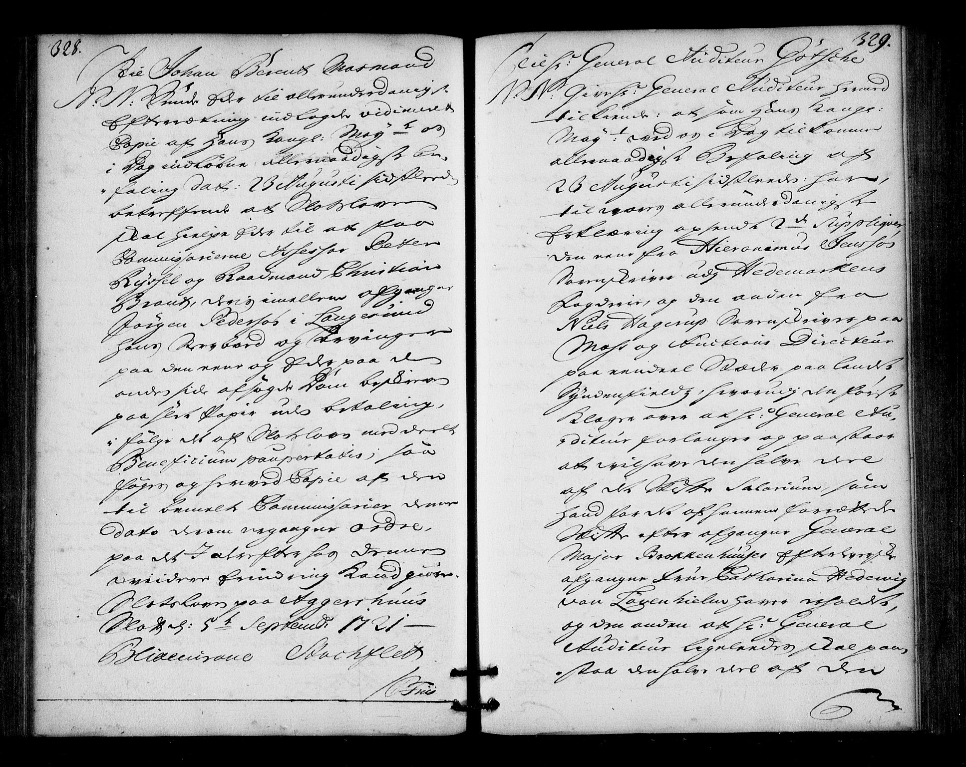 Stattholderembetet 1572-1771, AV/RA-EA-2870/Bd/L0013: Ordreprotokoll, 1720-1722, s. 328-329