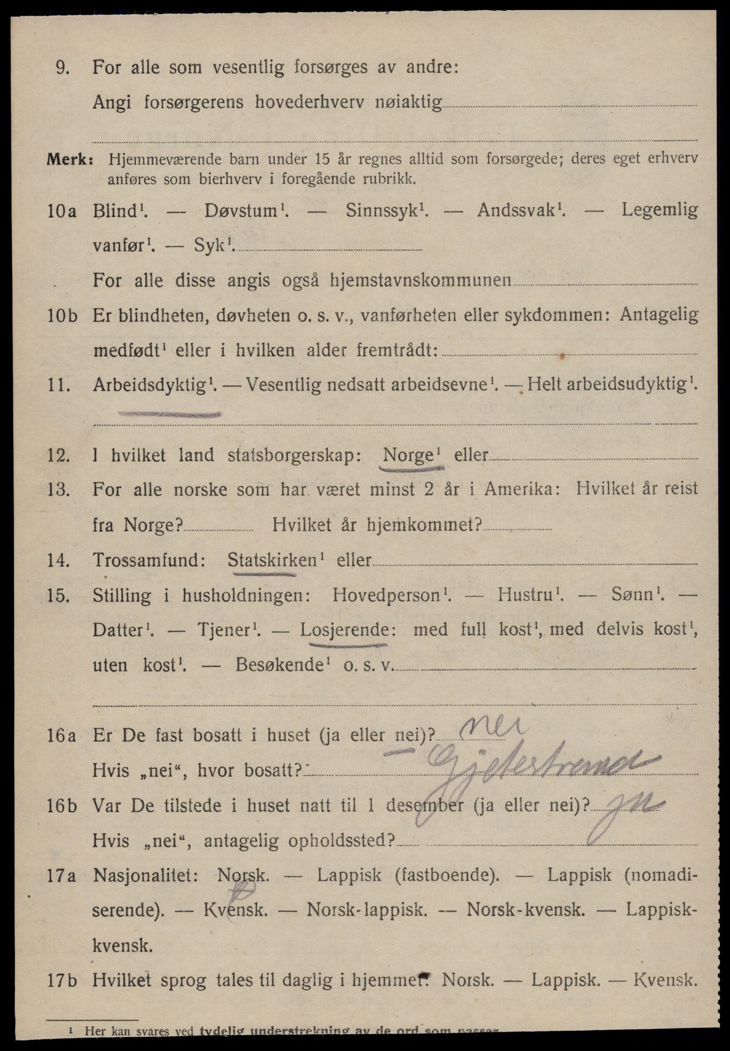 SAT, Folketelling 1920 for 1639 Orkanger herred, 1920, s. 2112