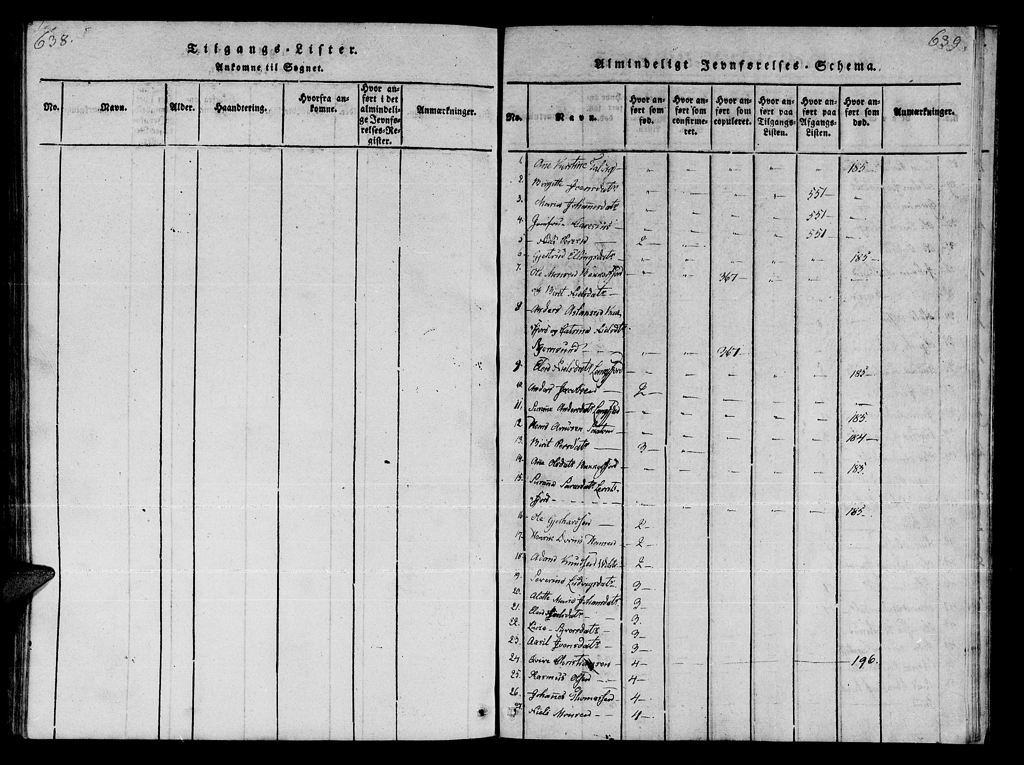 Talvik sokneprestkontor, SATØ/S-1337/H/Ha/L0008kirke: Ministerialbok nr. 8, 1821-1837, s. 638-639