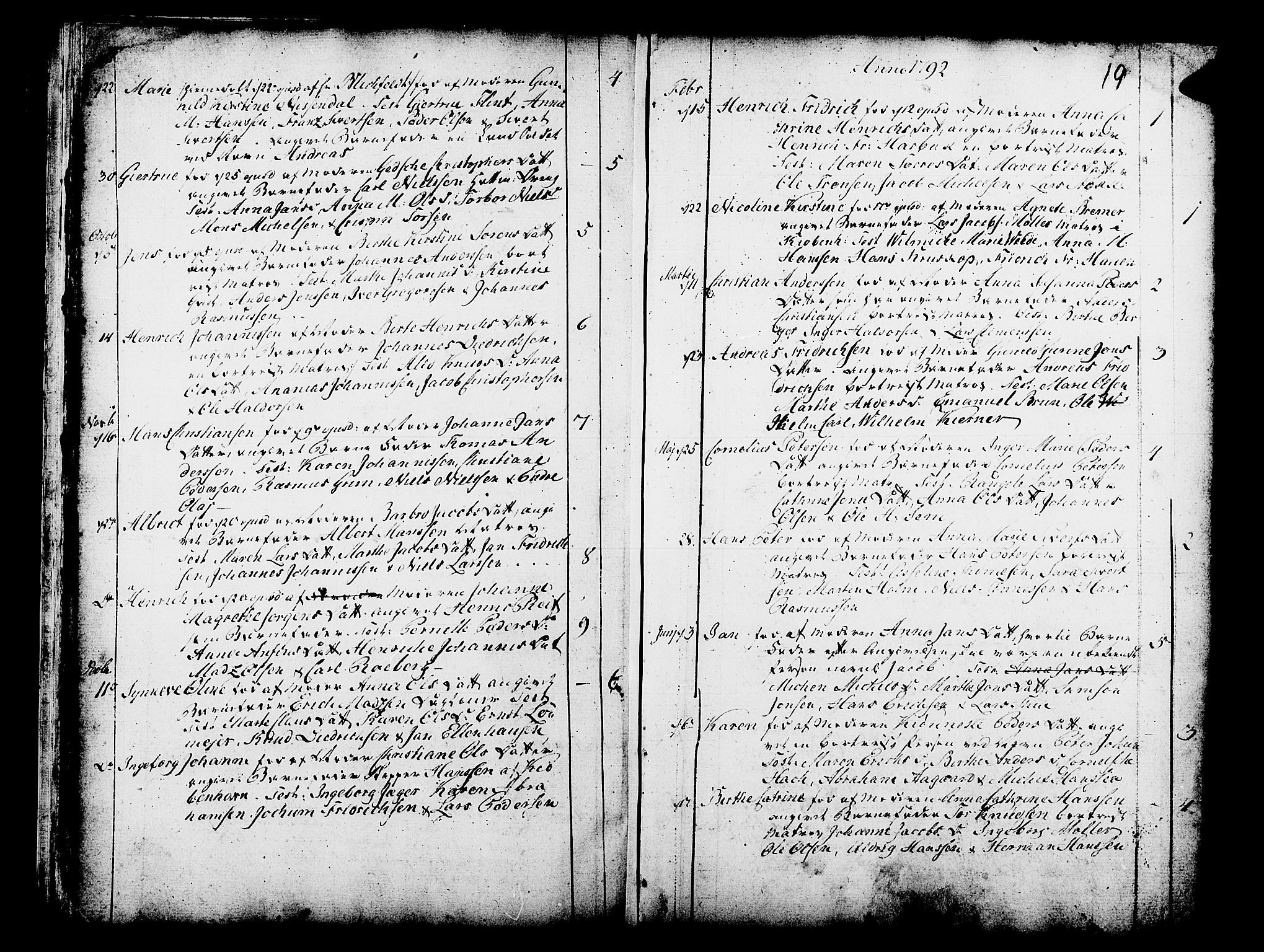 Domkirken sokneprestembete, SAB/A-74801/H/Haa/L0003: Ministerialbok nr. A 3, 1758-1789, s. 19