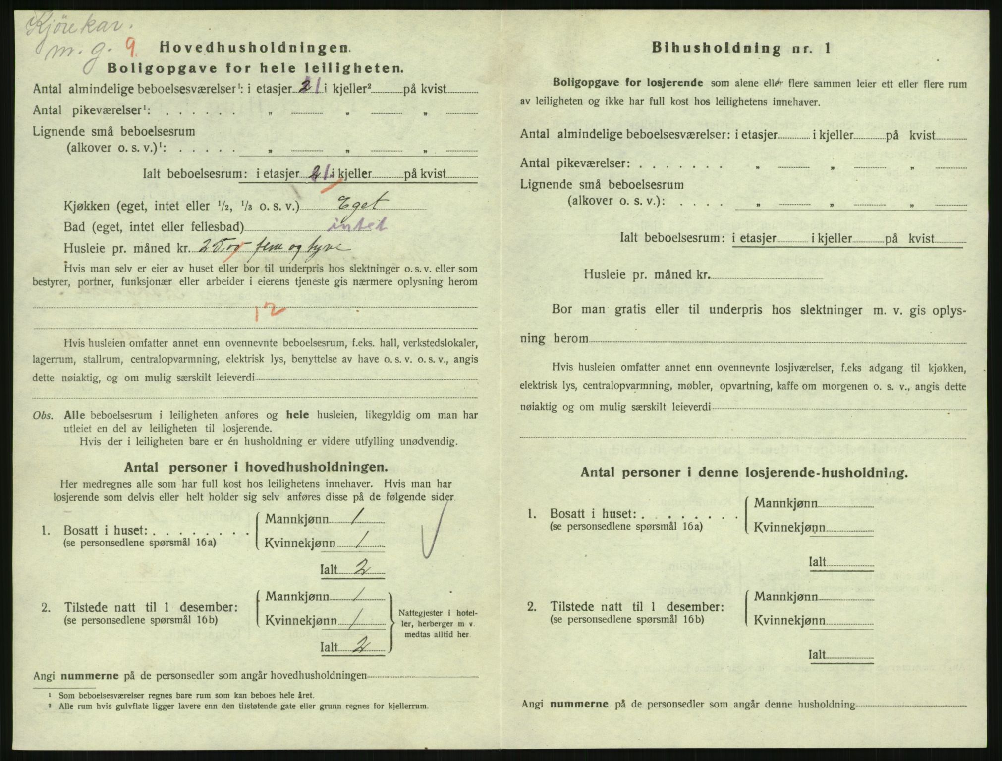 SAH, Folketelling 1920 for 0501 Lillehammer kjøpstad, 1920, s. 3433