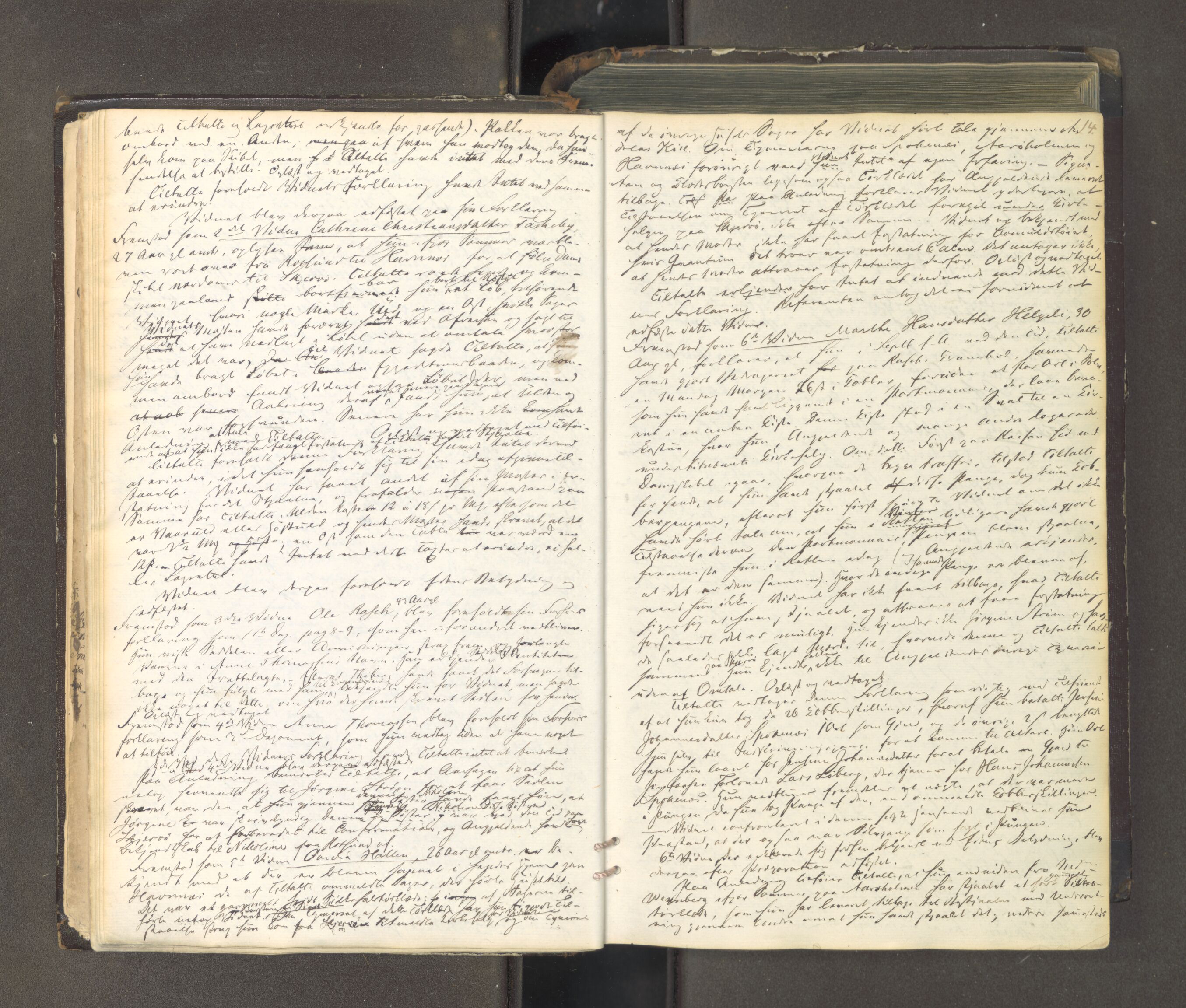 Tromsø sorenskriveri 1855-, AV/SATØ-S-0050/F/Fe/L0127: Ekstrarettsprotokoll med register, 1864-1870, s. 13b-14a