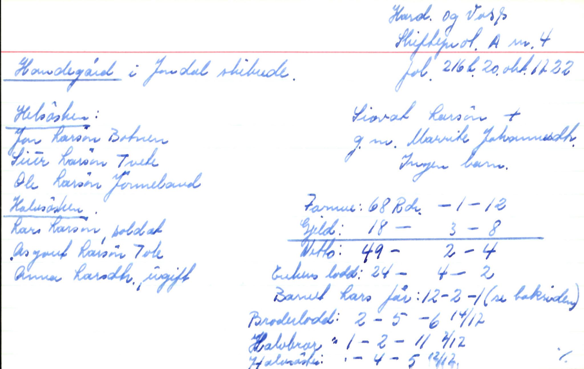 Skiftekort ved Statsarkivet i Bergen, SAB/SKIFTEKORT/002/L0002: Skifteprotokoll nr. 4-5, 1720-1747, s. 217