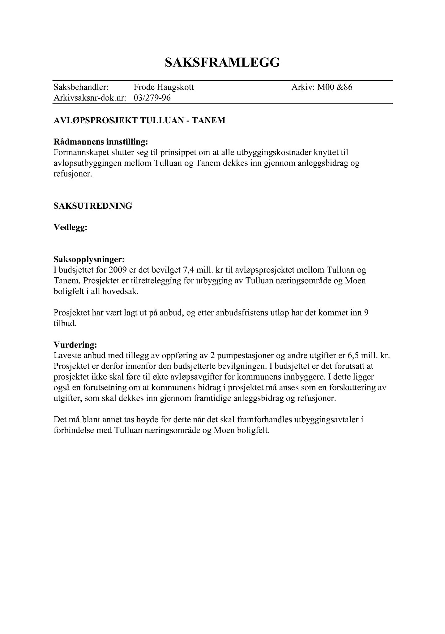 Klæbu Kommune, TRKO/KK/02-FS/L002: Formannsskapet - Møtedokumenter, 2009, s. 507