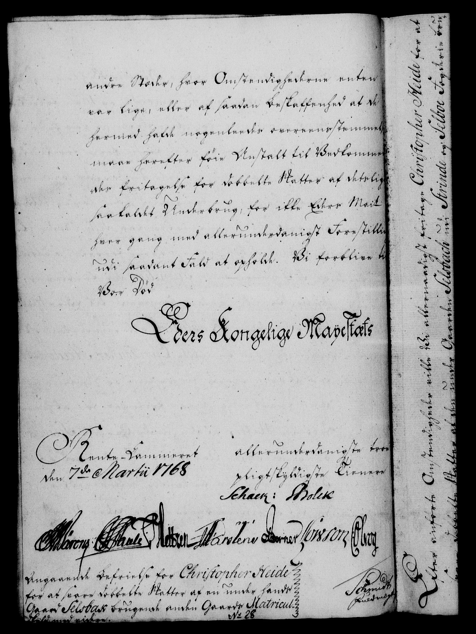Rentekammeret, Kammerkanselliet, RA/EA-3111/G/Gf/Gfa/L0050: Norsk relasjons- og resolusjonsprotokoll (merket RK 52.50), 1768, s. 129