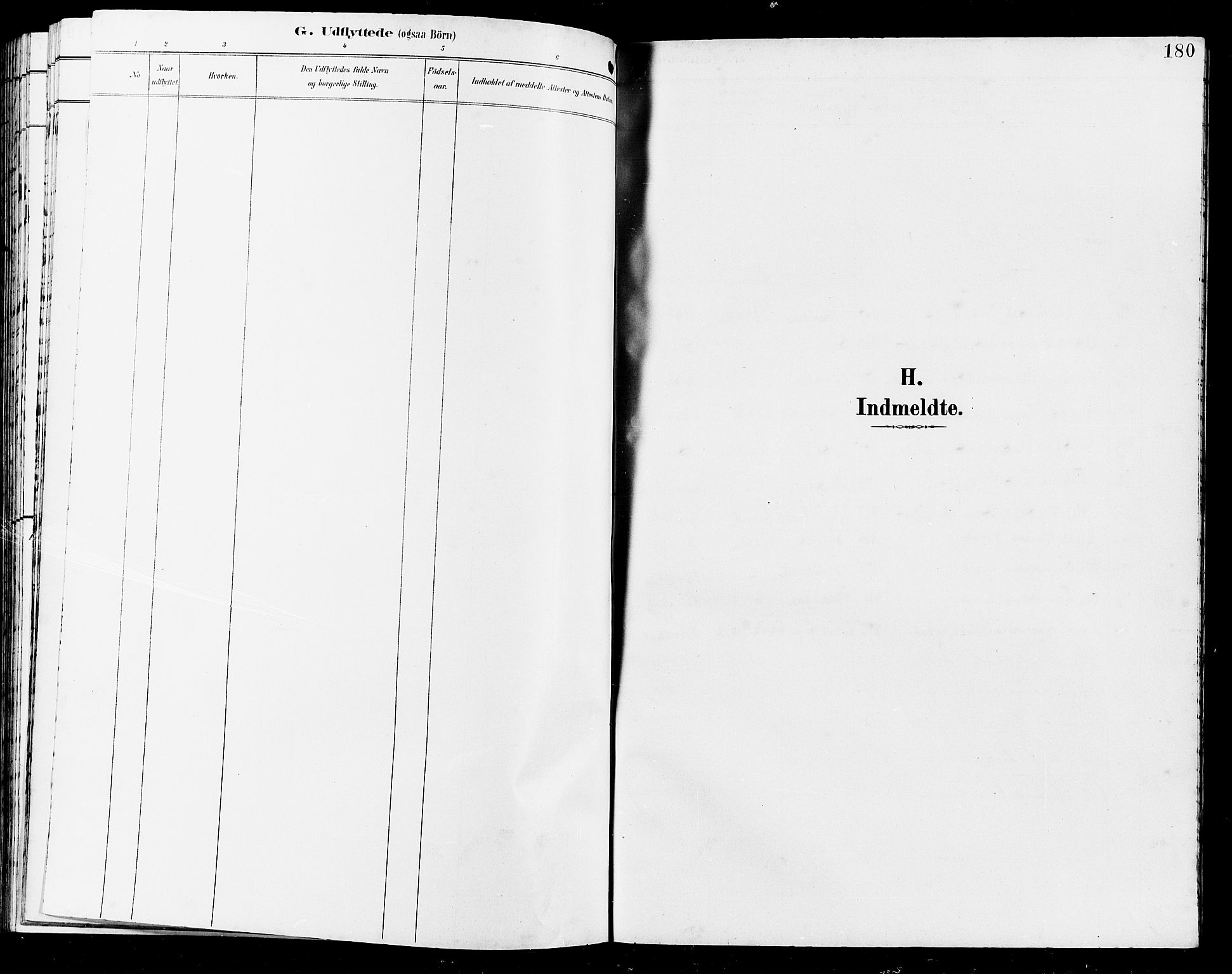 Bakke sokneprestkontor, SAK/1111-0002/F/Fb/Fba/L0003: Klokkerbok nr. B 3, 1894-1910, s. 180