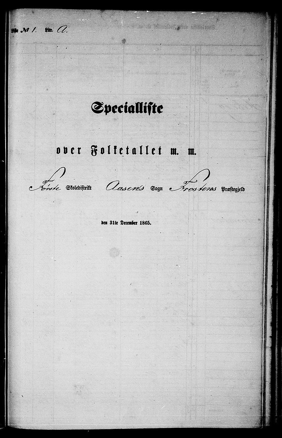 RA, Folketelling 1865 for 1717P Frosta prestegjeld, 1865, s. 133