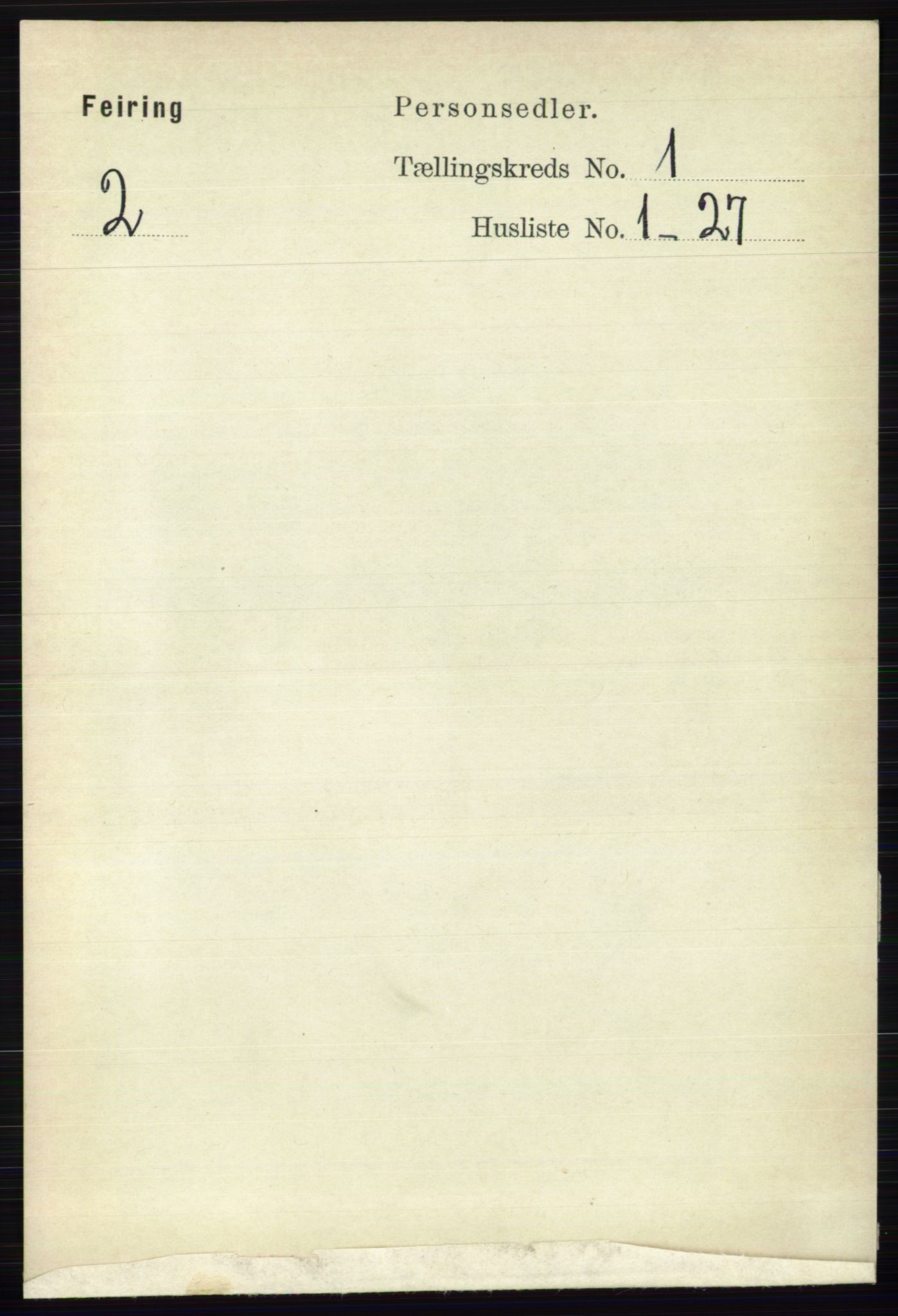 RA, Folketelling 1891 for 0240 Feiring herred, 1891, s. 111