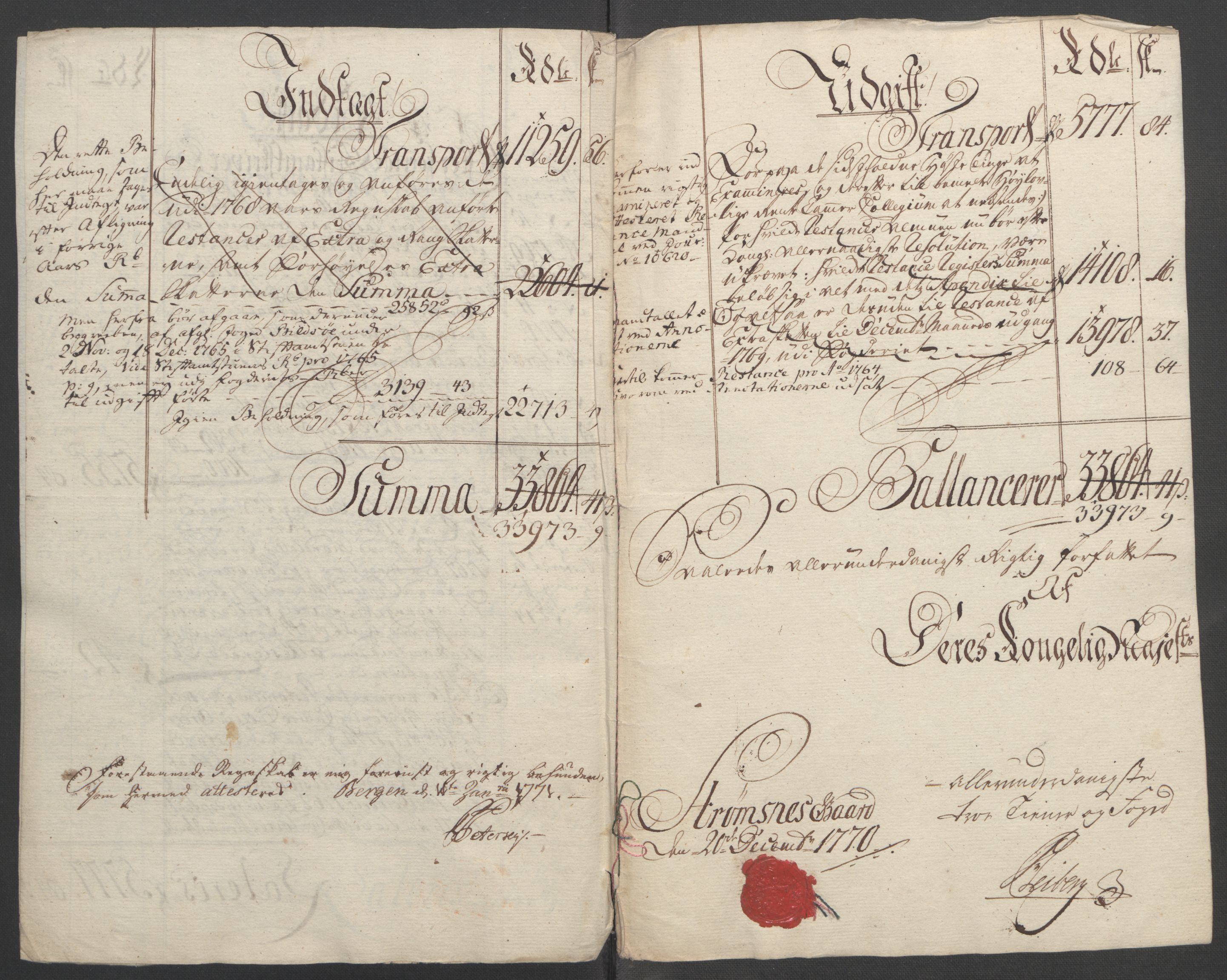 Rentekammeret inntil 1814, Reviderte regnskaper, Fogderegnskap, RA/EA-4092/R51/L3303: Ekstraskatten Nordhordland og Voss, 1762-1772, s. 343