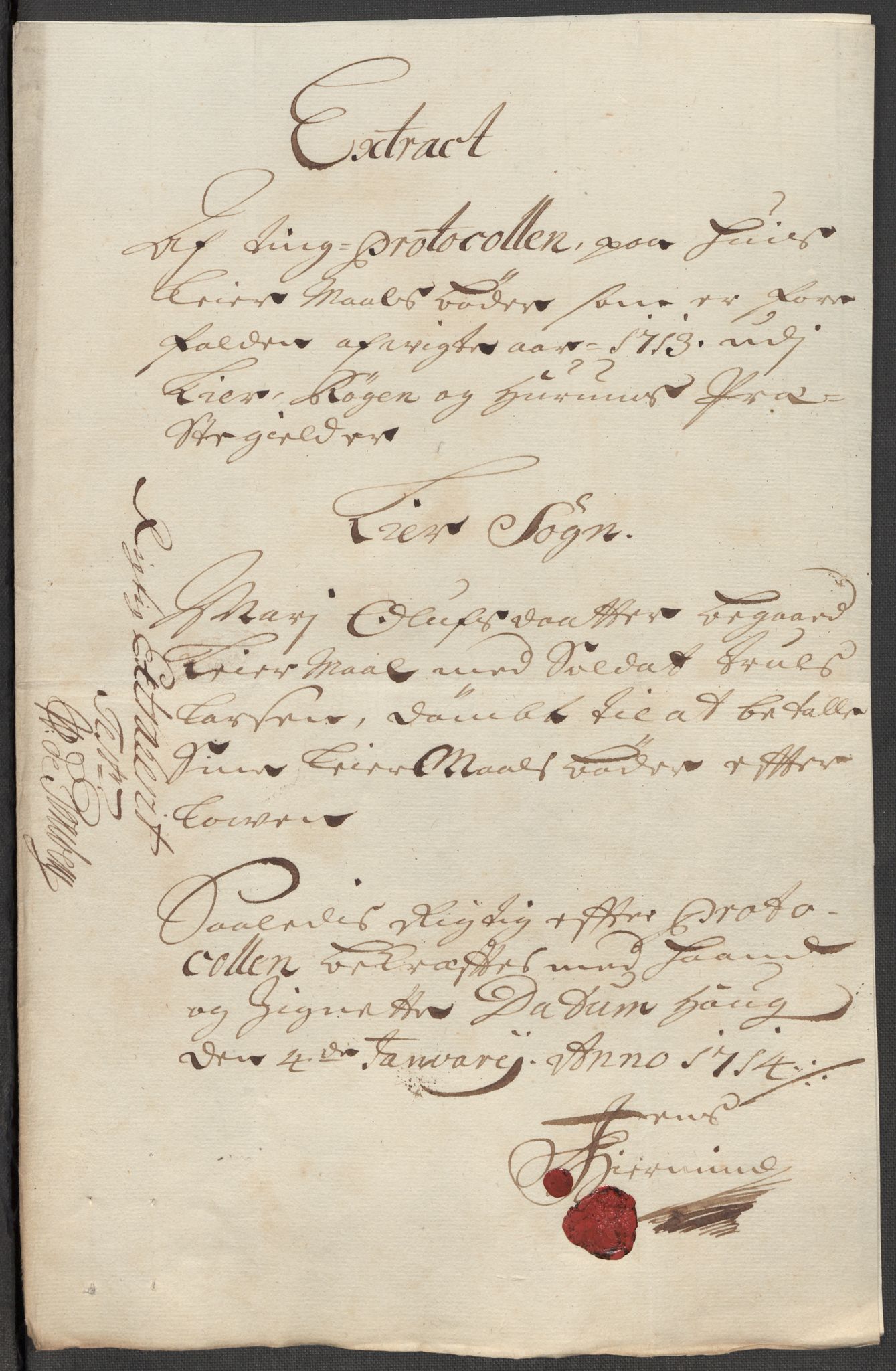 Rentekammeret inntil 1814, Reviderte regnskaper, Fogderegnskap, RA/EA-4092/R31/L1708: Fogderegnskap Hurum, Røyken, Eiker, Lier og Buskerud, 1713, s. 334