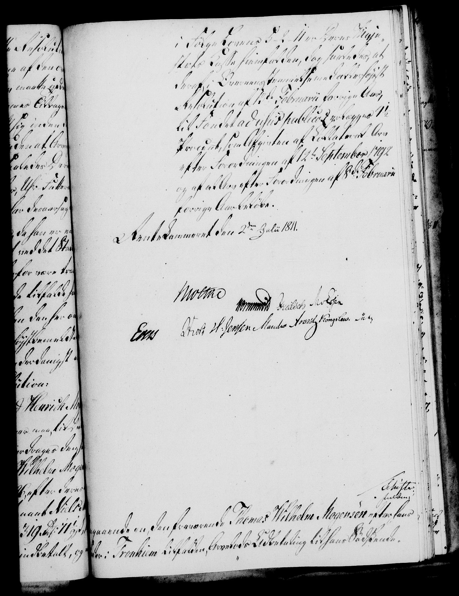 Rentekammeret, Kammerkanselliet, RA/EA-3111/G/Gf/Gfa/L0093: Norsk relasjons- og resolusjonsprotokoll (merket RK 52.93), 1811, s. 334