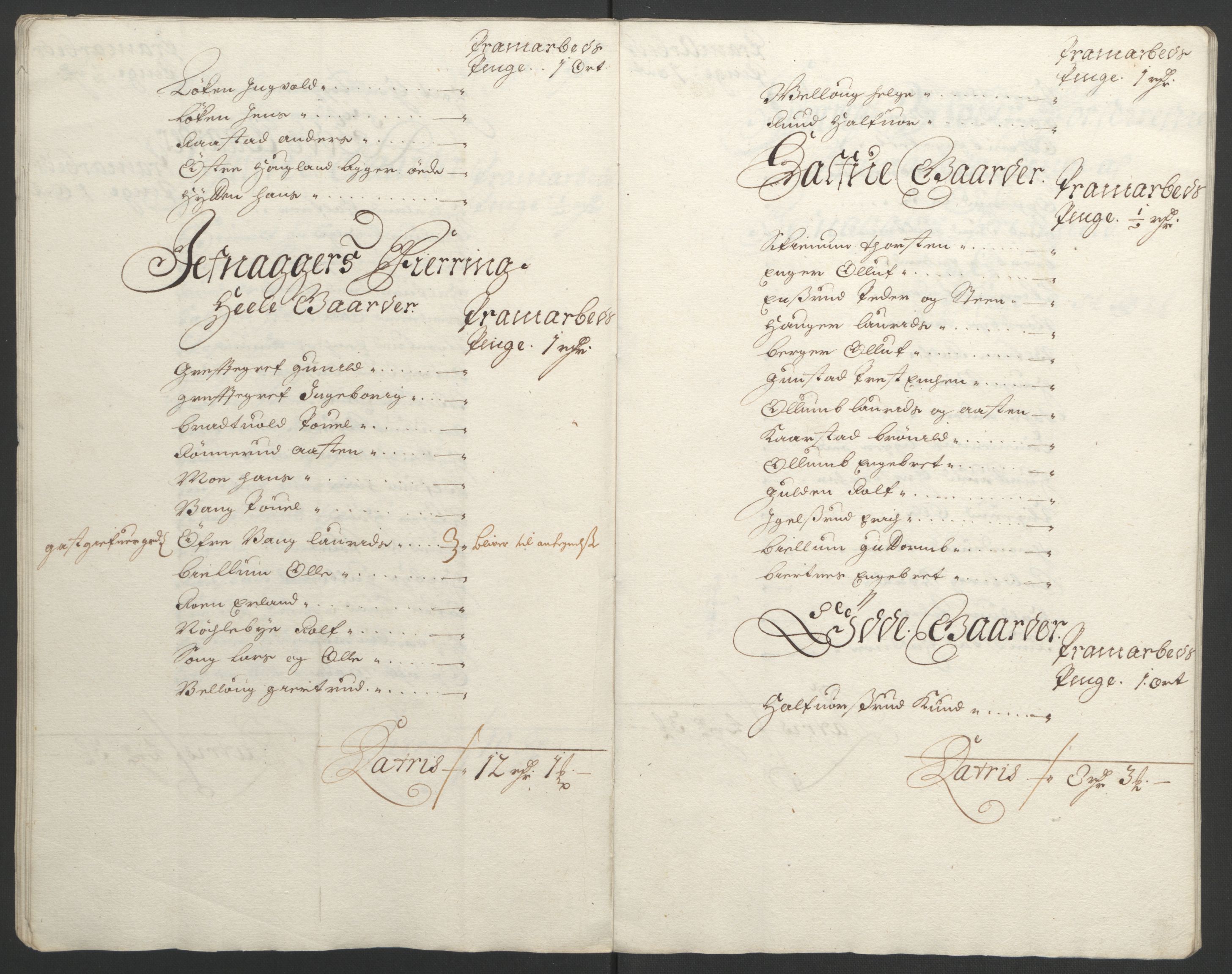 Rentekammeret inntil 1814, Reviderte regnskaper, Fogderegnskap, AV/RA-EA-4092/R18/L1291: Fogderegnskap Hadeland, Toten og Valdres, 1692, s. 167