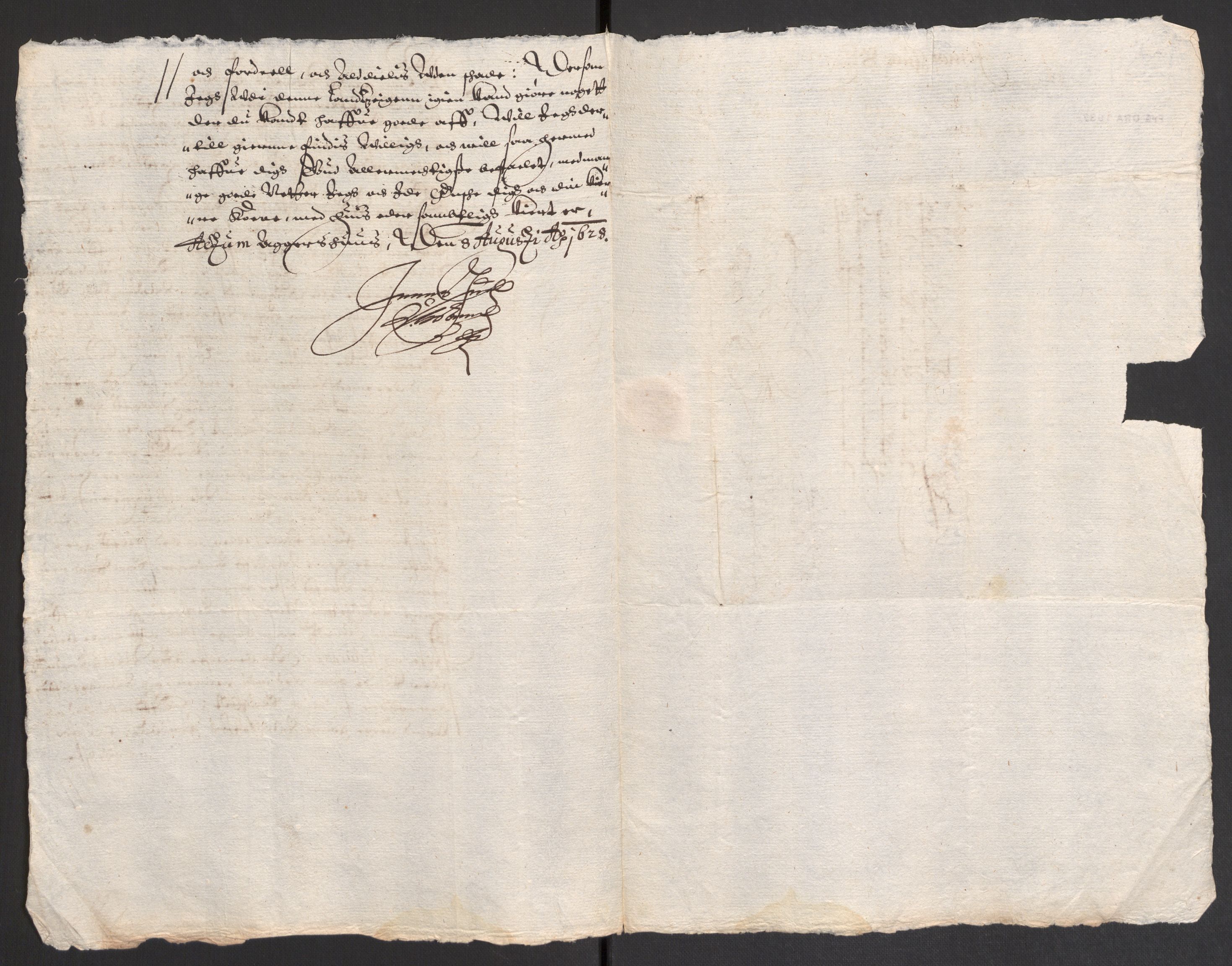 Danske Kanselli 1572-1799, AV/RA-EA-3023/F/Fc/Fcc/Fcca/L0005: Norske innlegg 1572-1799, 1628-1630, s. 12