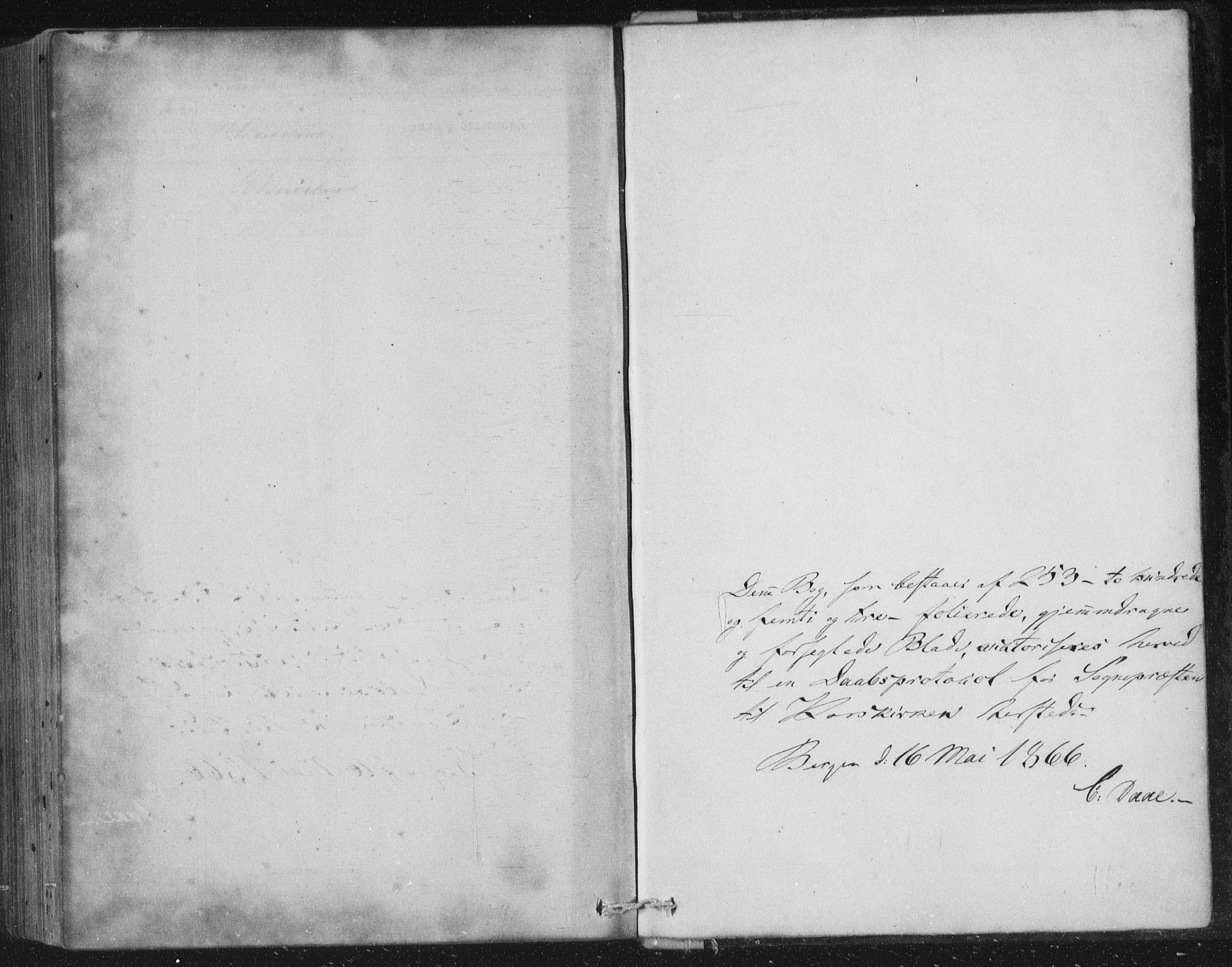 Korskirken sokneprestembete, SAB/A-76101/H/Haa/L0019: Ministerialbok nr. B 5, 1866-1871