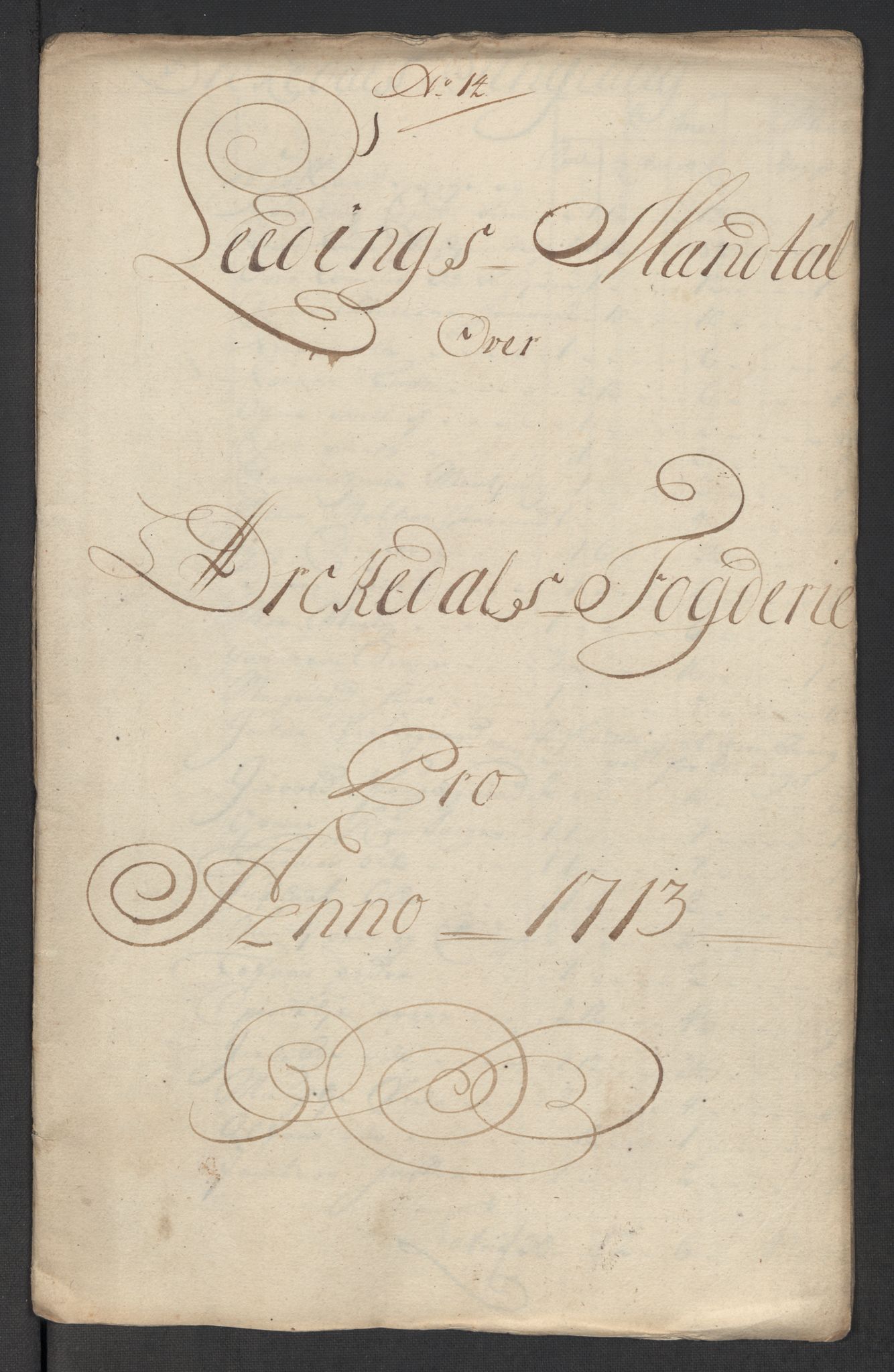 Rentekammeret inntil 1814, Reviderte regnskaper, Fogderegnskap, AV/RA-EA-4092/R60/L3964: Fogderegnskap Orkdal og Gauldal, 1713, s. 199