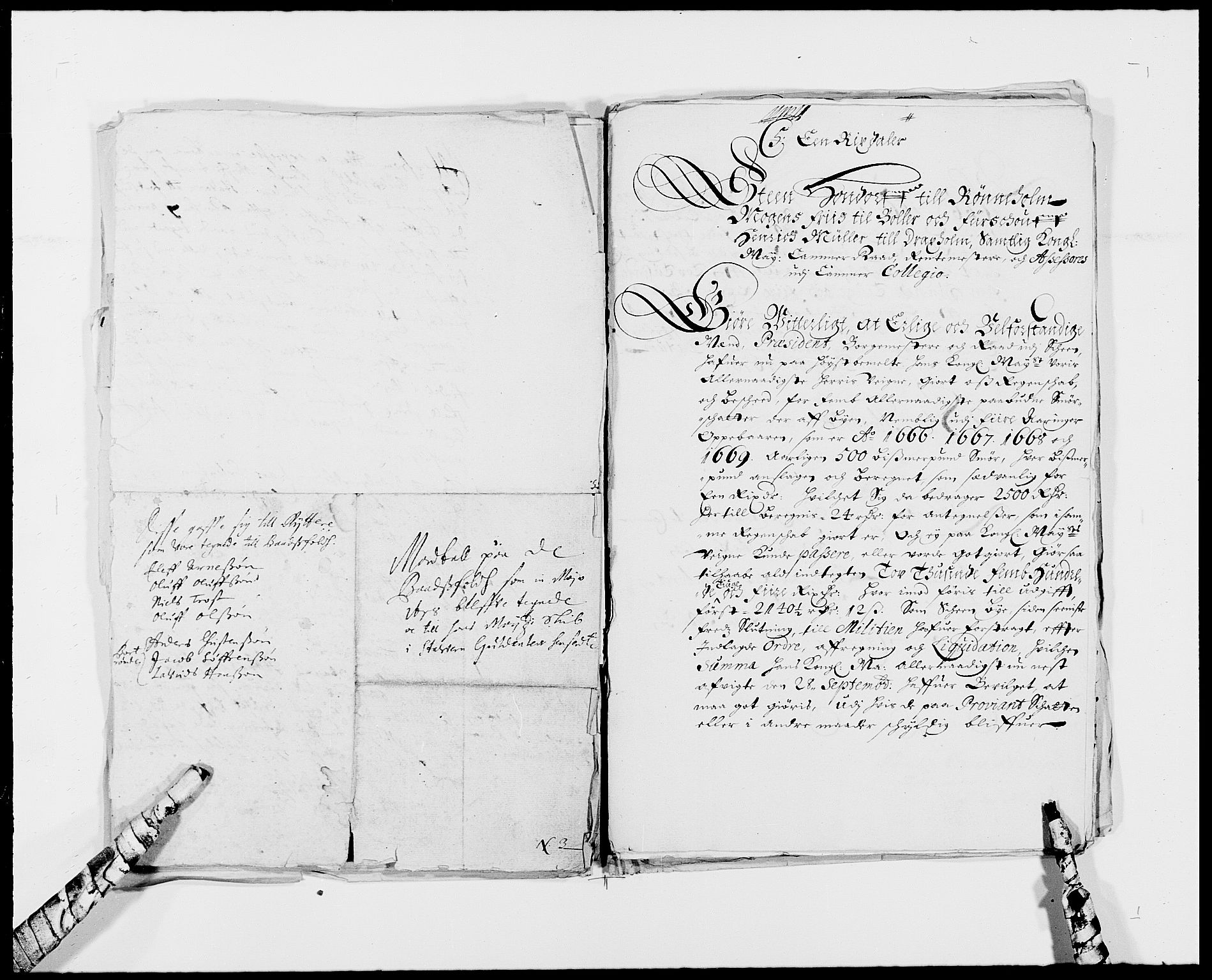 Rentekammeret inntil 1814, Reviderte regnskaper, Byregnskaper, AV/RA-EA-4066/R/Rj/L0193: [J3] Kontribusjonsregnskap (med Langesund, Brevik, Porsgrunn og Kragerø), 1663-1691, s. 513