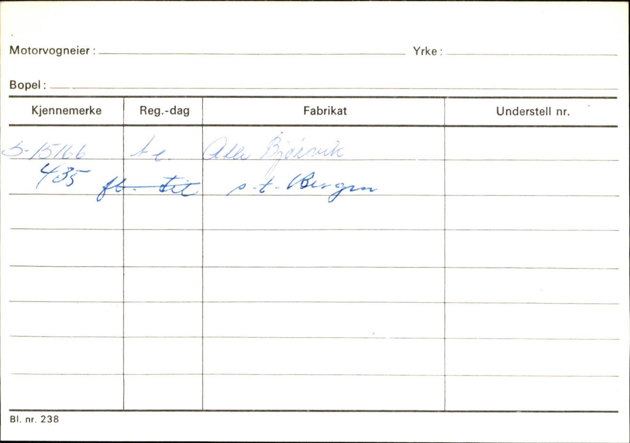 Statens vegvesen, Sogn og Fjordane vegkontor, SAB/A-5301/4/F/L0130: Eigarregister Eid T-Å. Høyanger A-O, 1945-1975, s. 2224