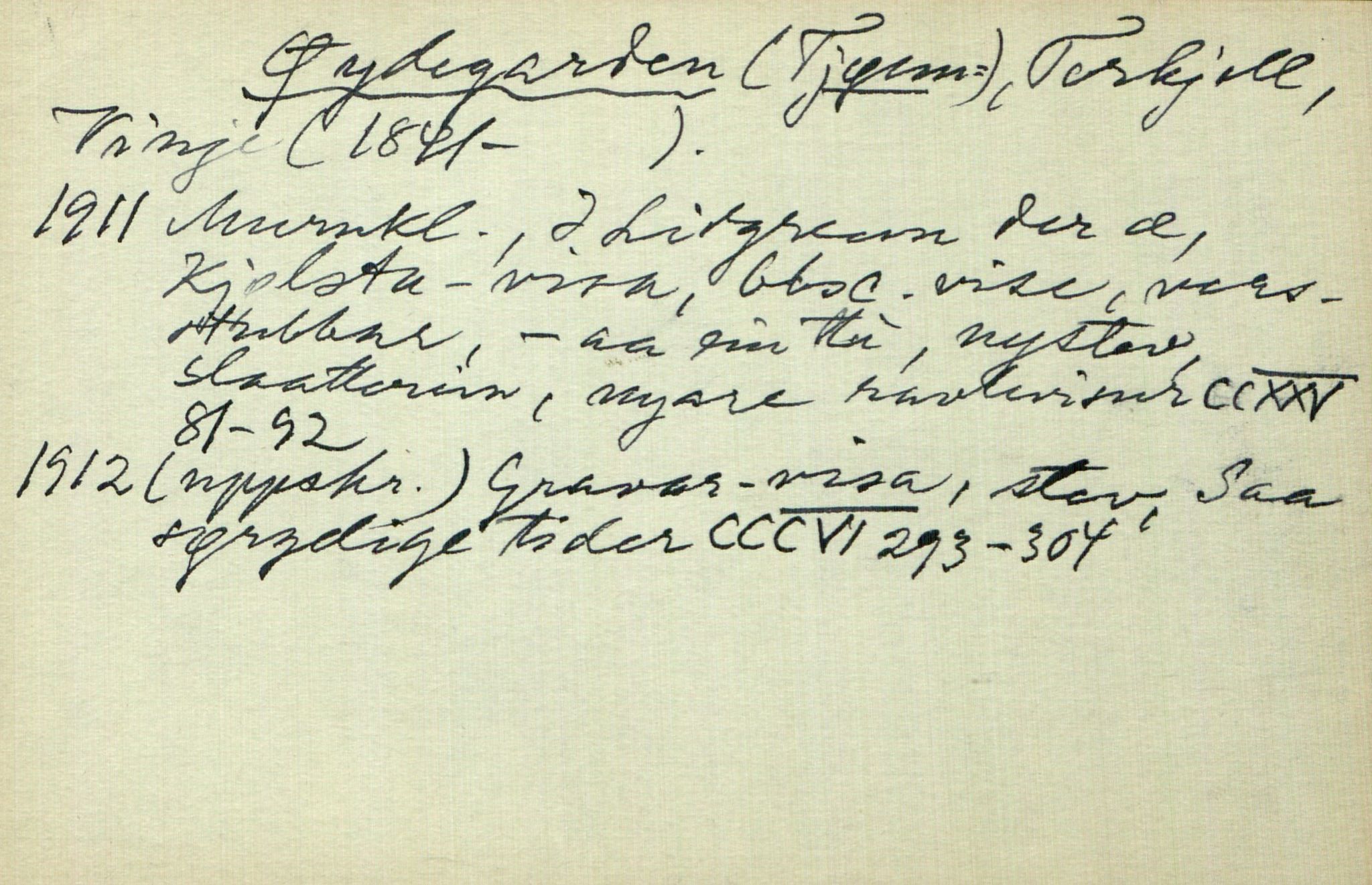 Rikard Berge, TEMU/TGM-A-1003/I/L0027: Personregister- Ø, 1910-1950