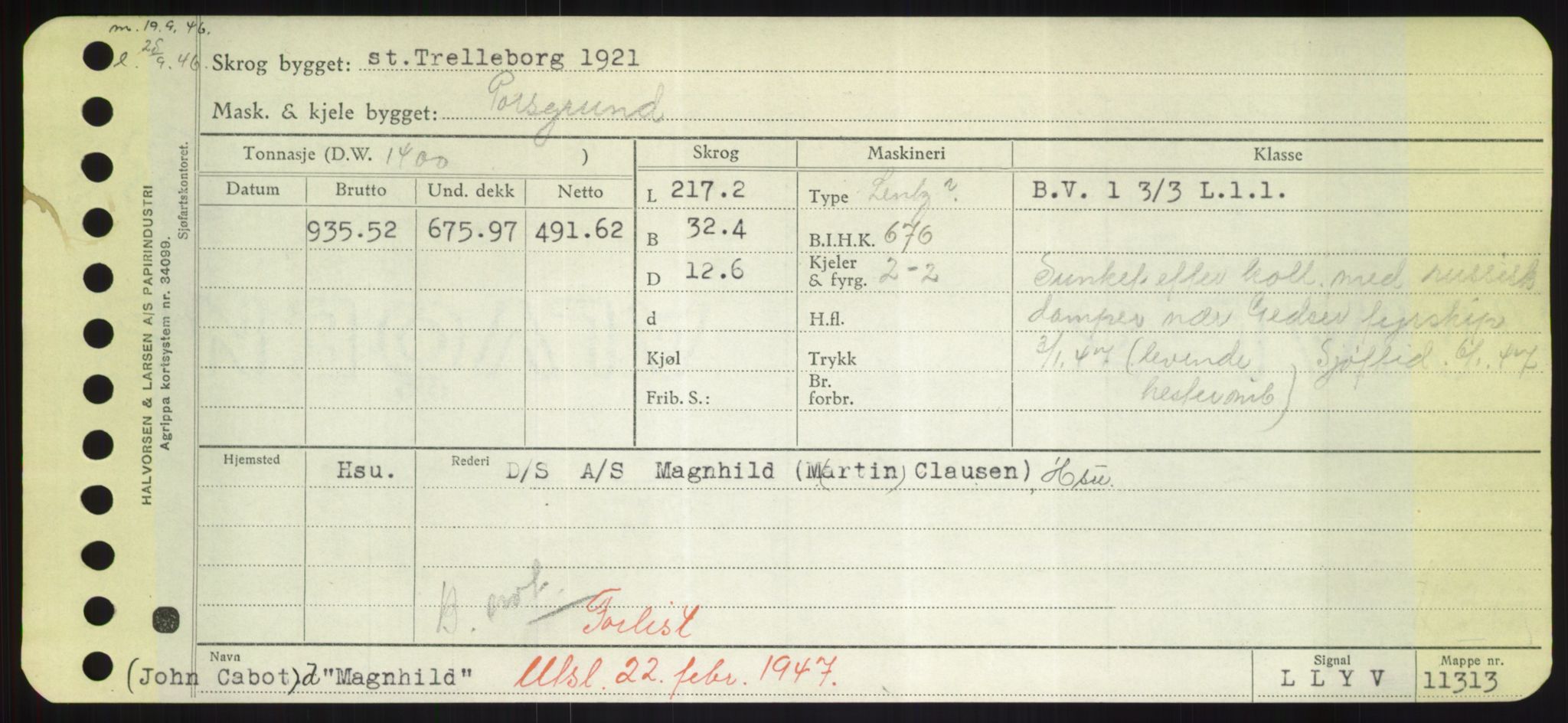 Sjøfartsdirektoratet med forløpere, Skipsmålingen, RA/S-1627/H/Hd/L0024: Fartøy, M-Mim, s. 83