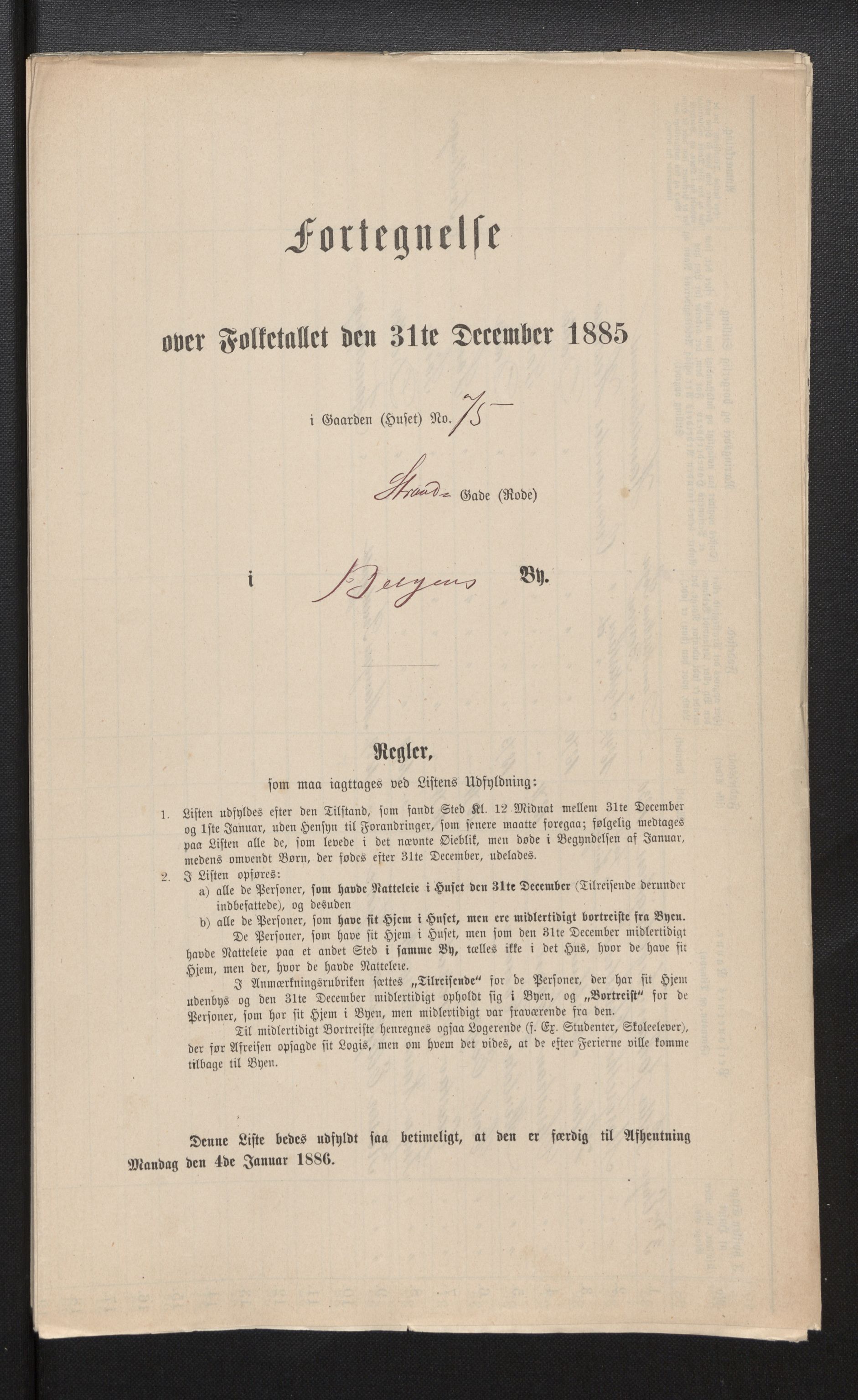 SAB, Folketelling 1885 for 1301 Bergen kjøpstad, 1885, s. 6506