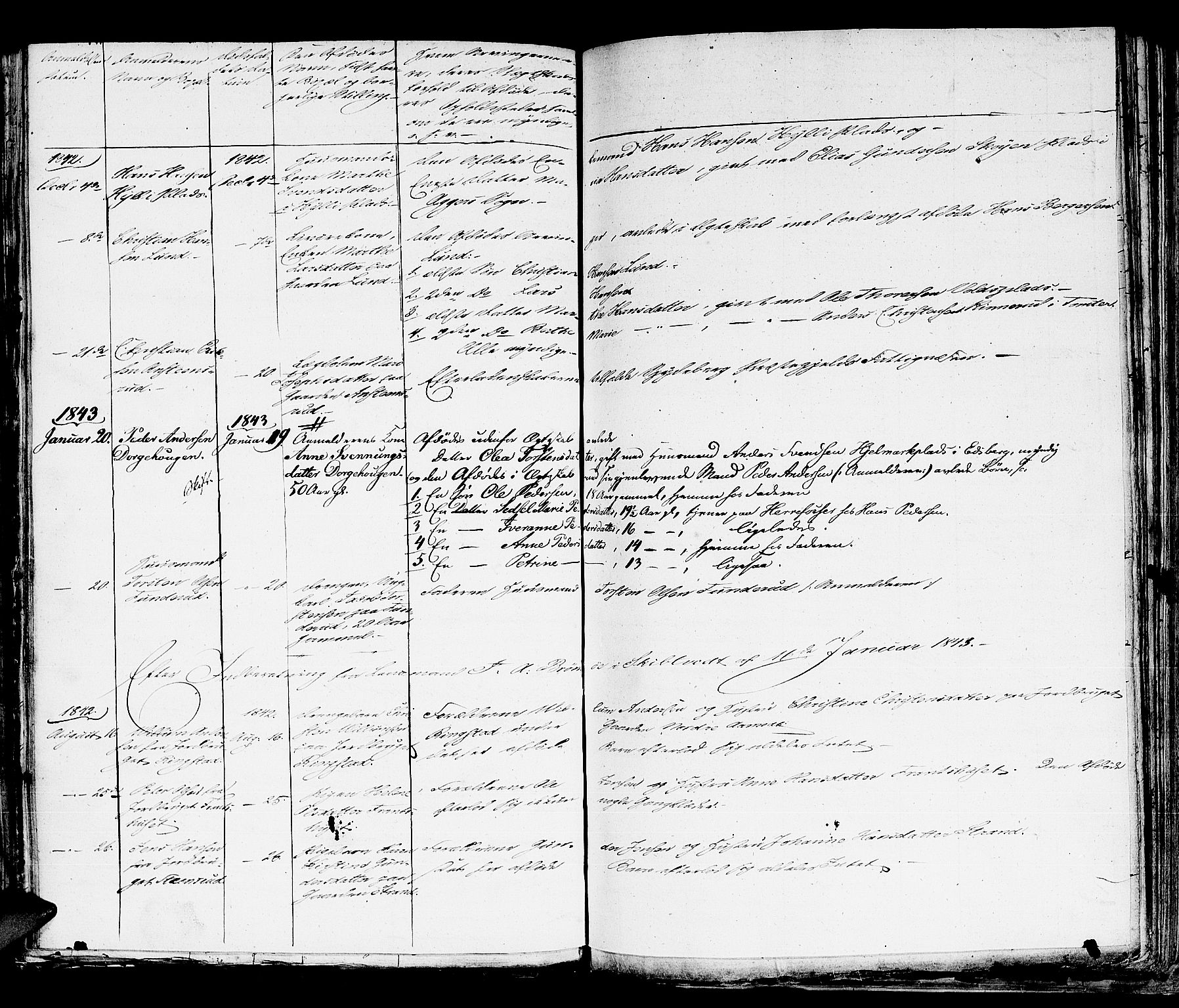 Rakkestad sorenskriveri, AV/SAO-A-10686/H/Ha/Haa/L0001: Dødsanmeldelsesprotokoller, 1835-1853