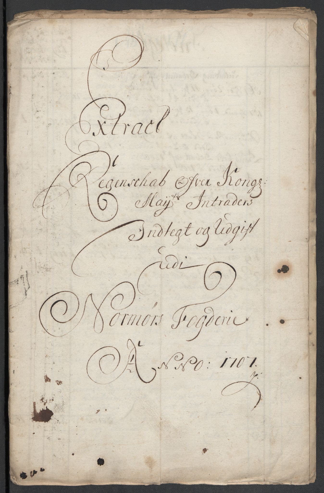 Rentekammeret inntil 1814, Reviderte regnskaper, Fogderegnskap, AV/RA-EA-4092/R56/L3742: Fogderegnskap Nordmøre, 1706-1707, s. 165