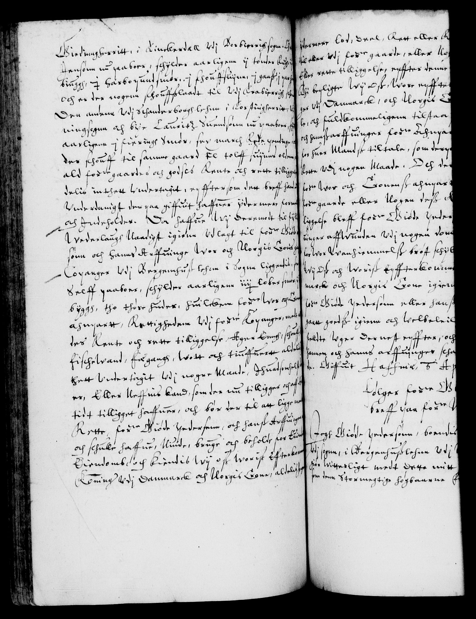 Danske Kanselli 1572-1799, RA/EA-3023/F/Fc/Fca/Fcaa/L0003: Norske registre (mikrofilm), 1596-1616, s. 255b