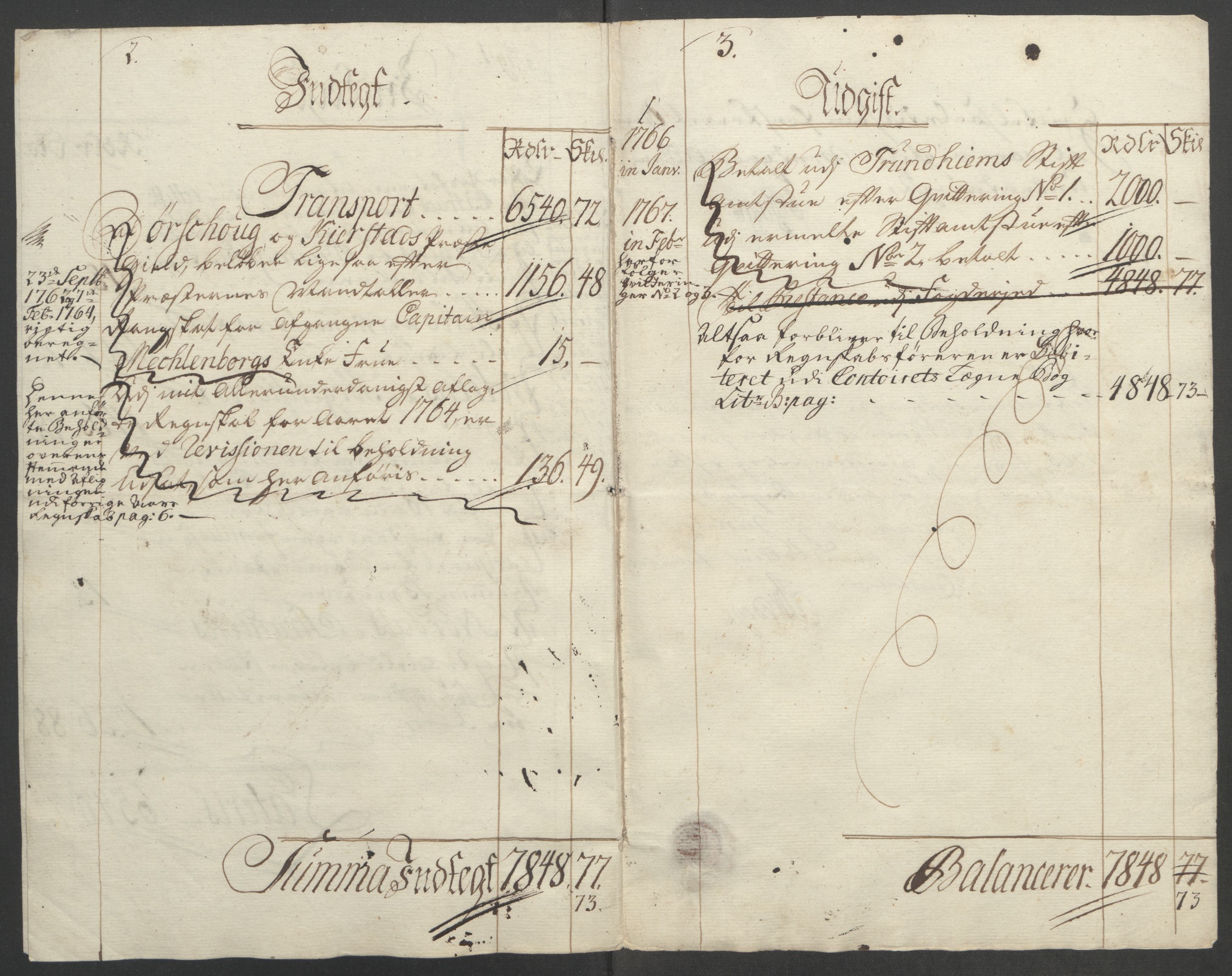 Rentekammeret inntil 1814, Reviderte regnskaper, Fogderegnskap, AV/RA-EA-4092/R54/L3645: Ekstraskatten Sunnmøre, 1762-1772, s. 60