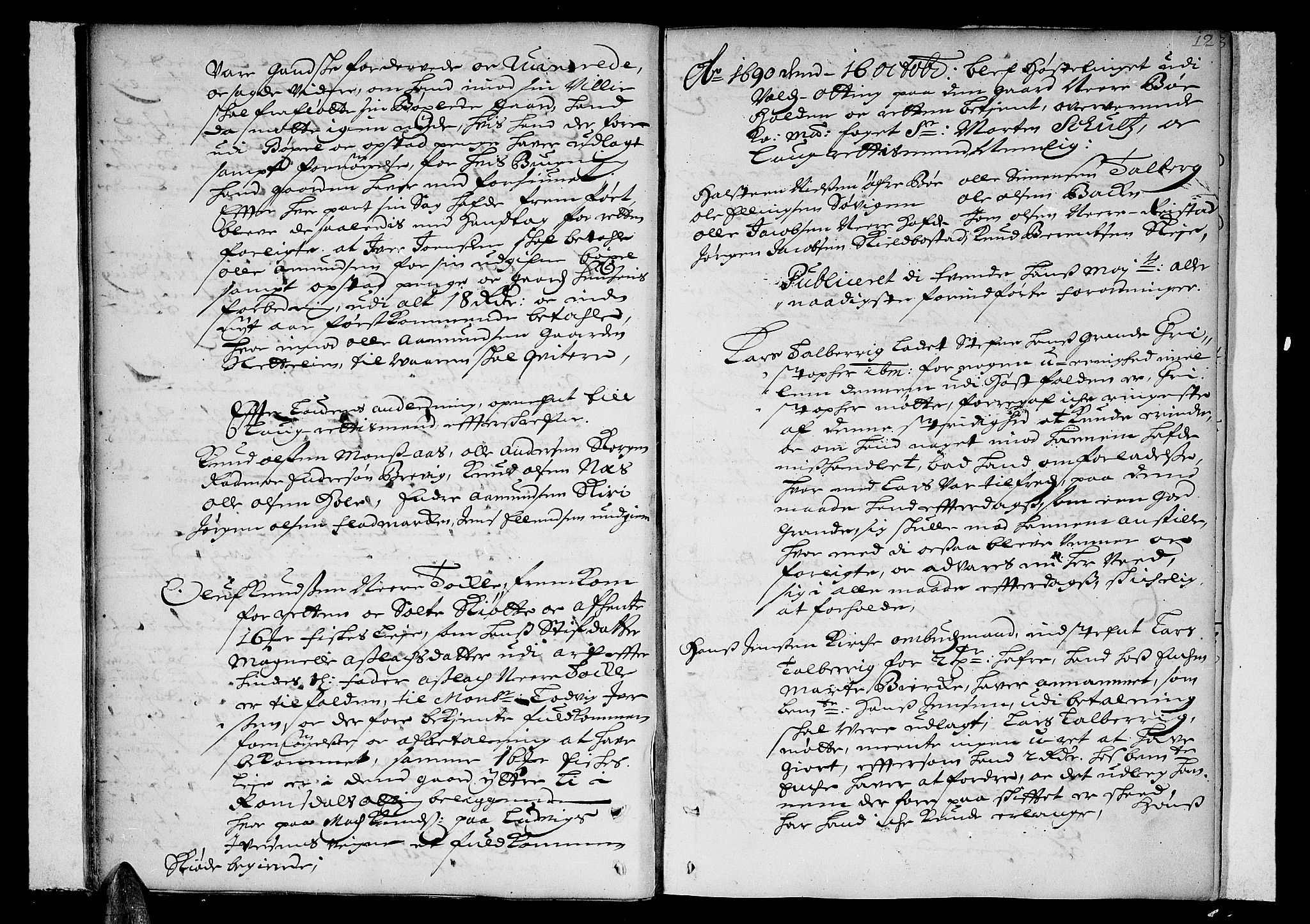 Romsdal sorenskriveri, SAT/A-4149/1/1/1A/L0002: Tingbok, 1690-1693, s. 11b-12a